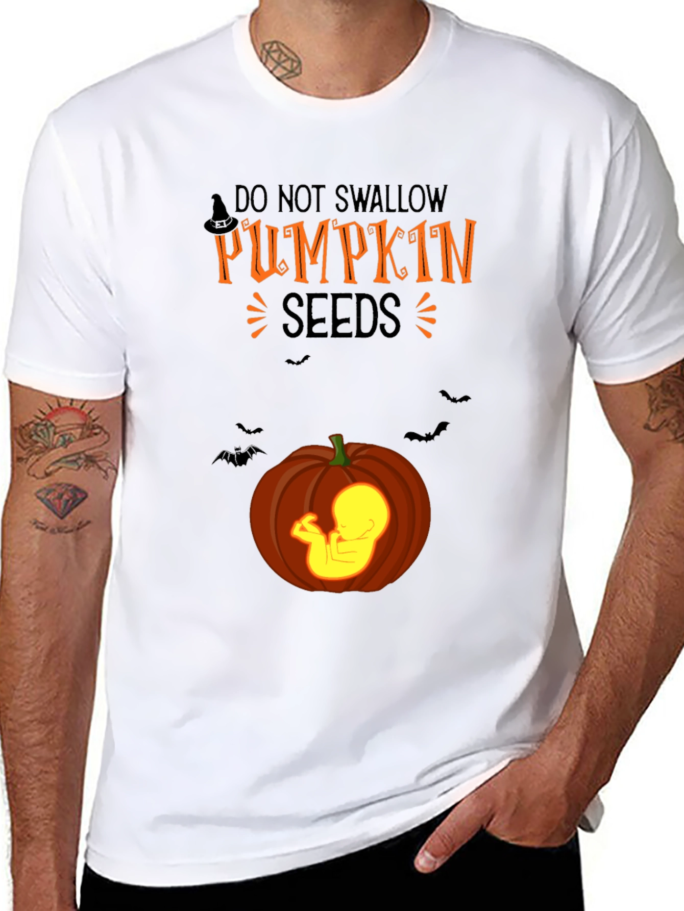 Funny Halloween Pregnancy Announcement T-Shirt