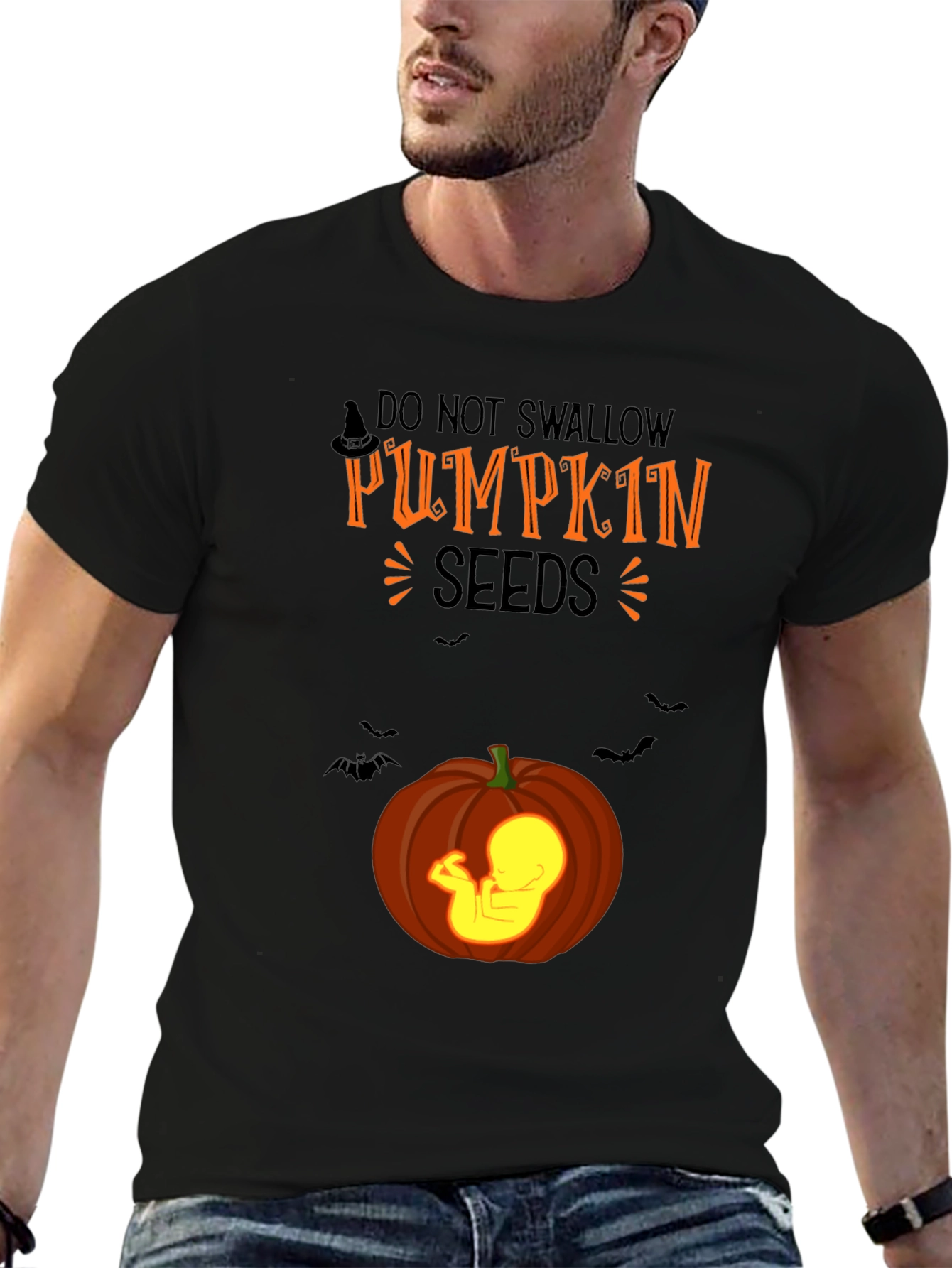Funny Halloween Pregnancy Announcement T-Shirt