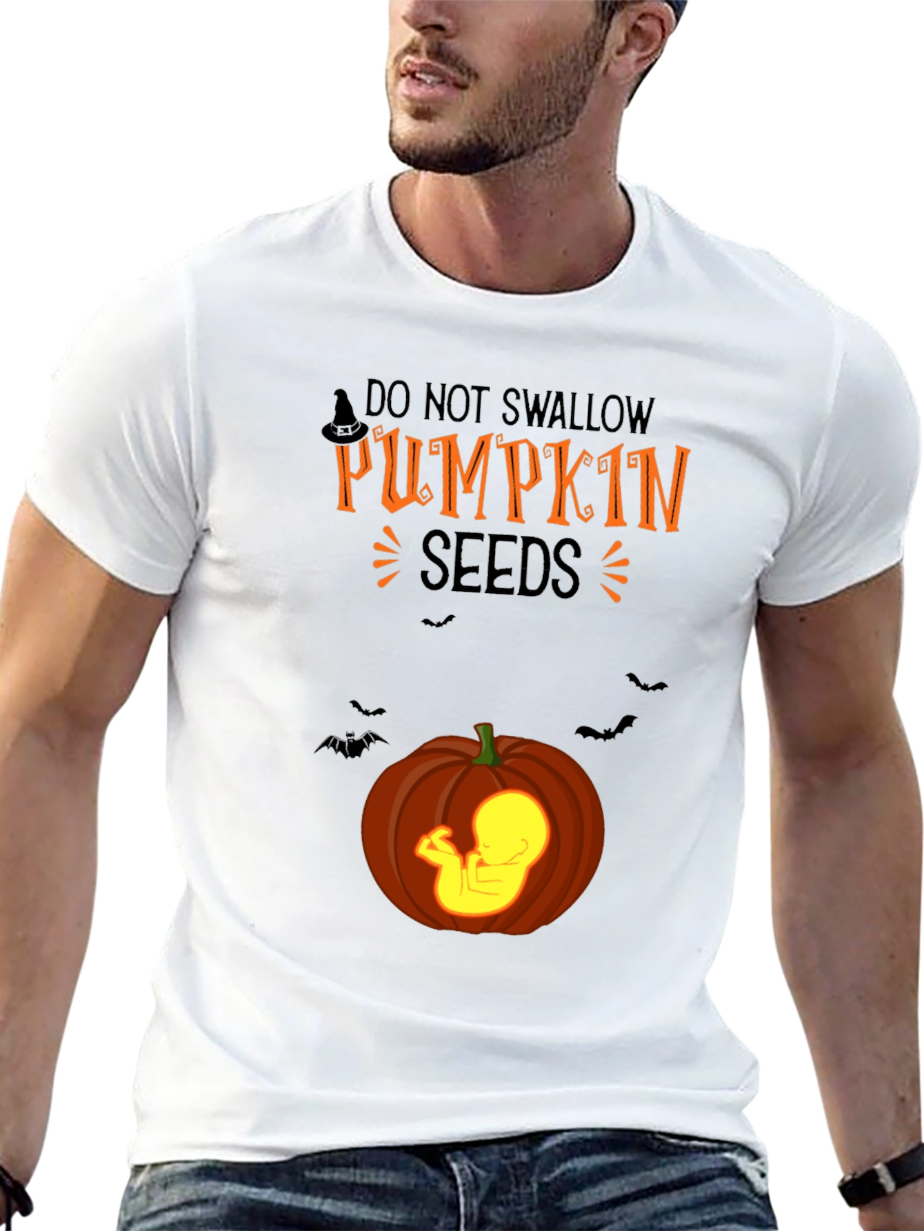 Funny Halloween Pregnancy Announcement T-Shirt