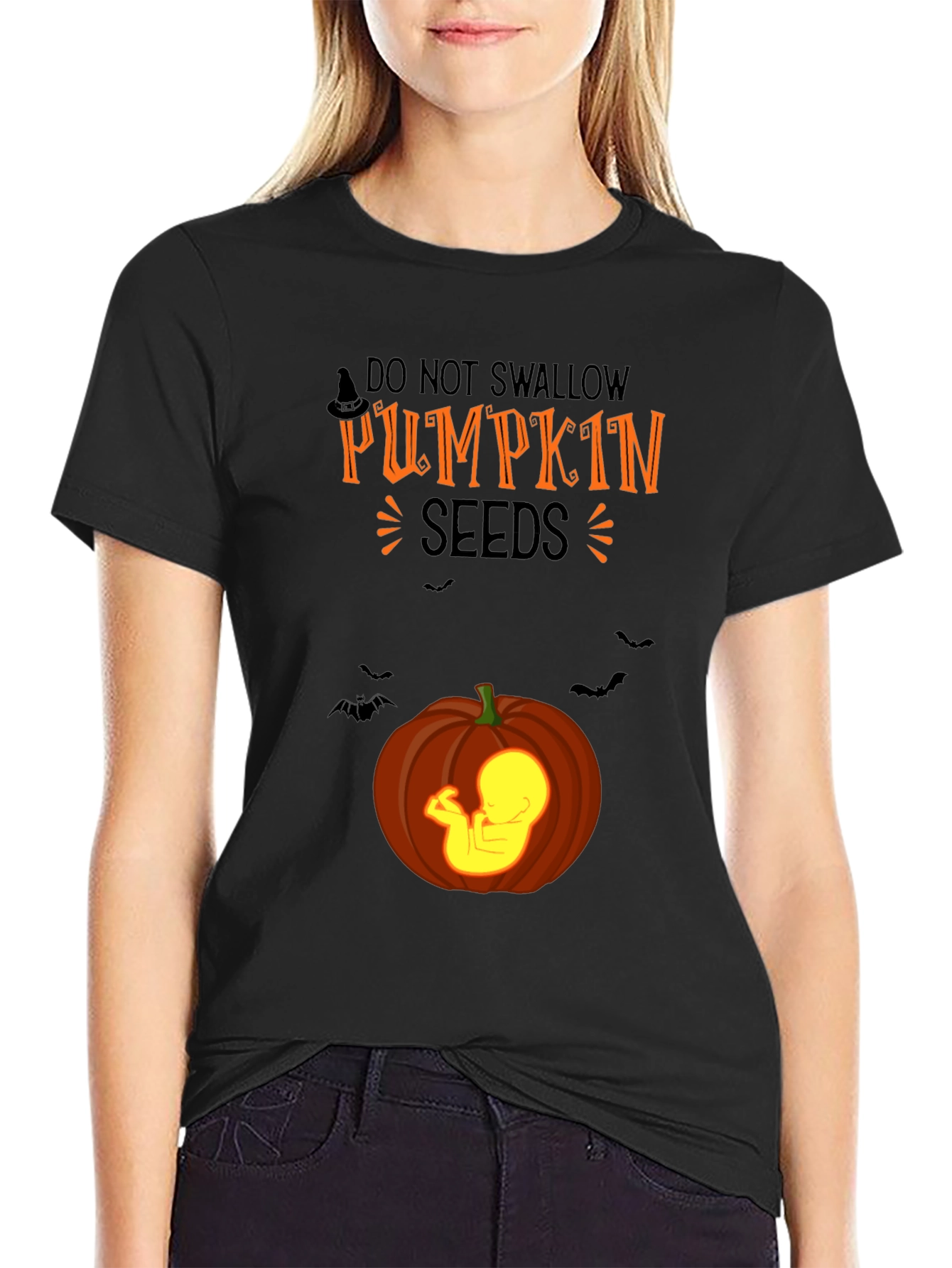 Funny Halloween Pregnancy Announcement T-Shirt