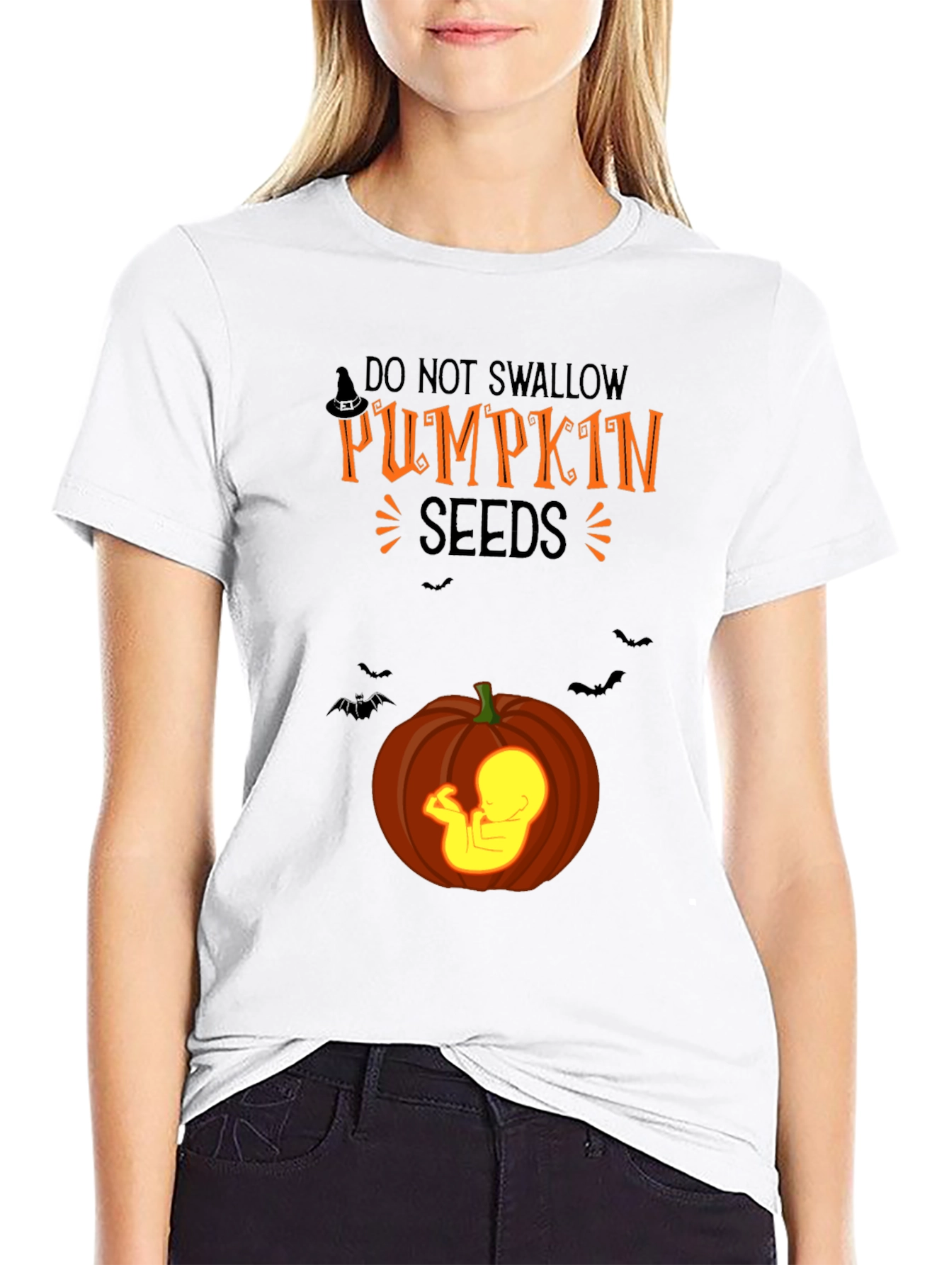 Funny Halloween Pregnancy Announcement T-Shirt