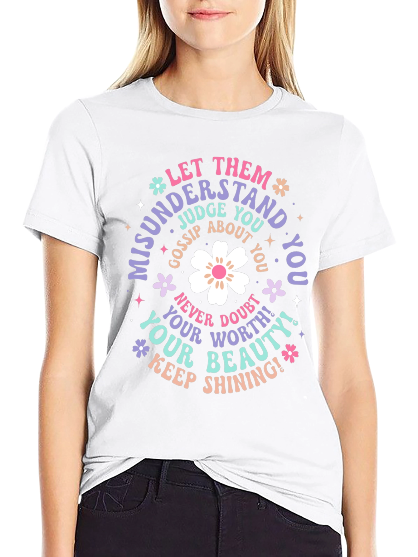 Inspirational Graphic Tee - Misunderstood and Shining
