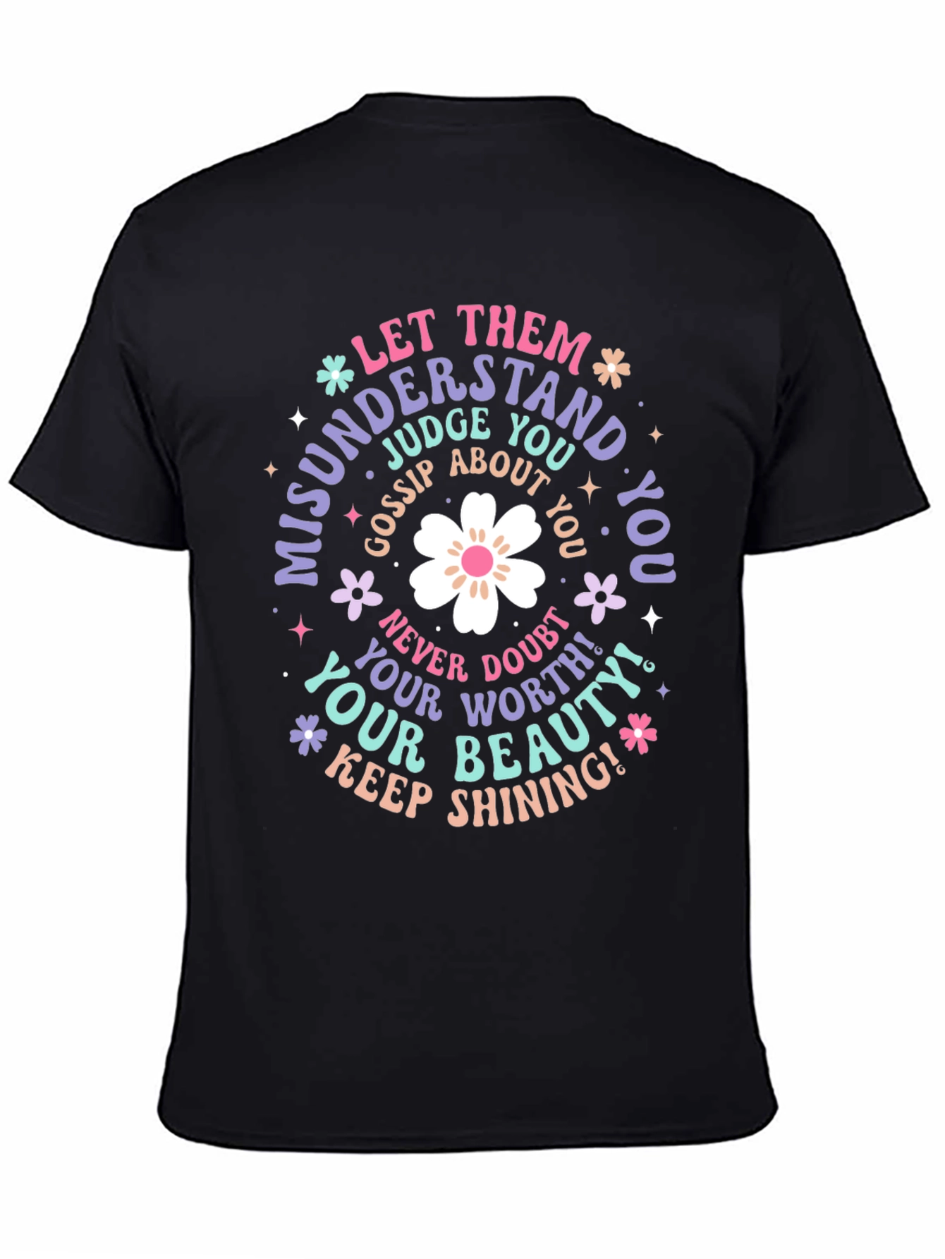Inspirational Graphic Tee - Misunderstood and Shining