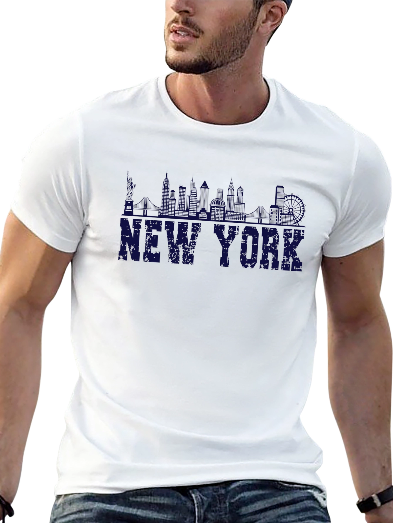 New York Skyline T-Shirt - Classic Comfort