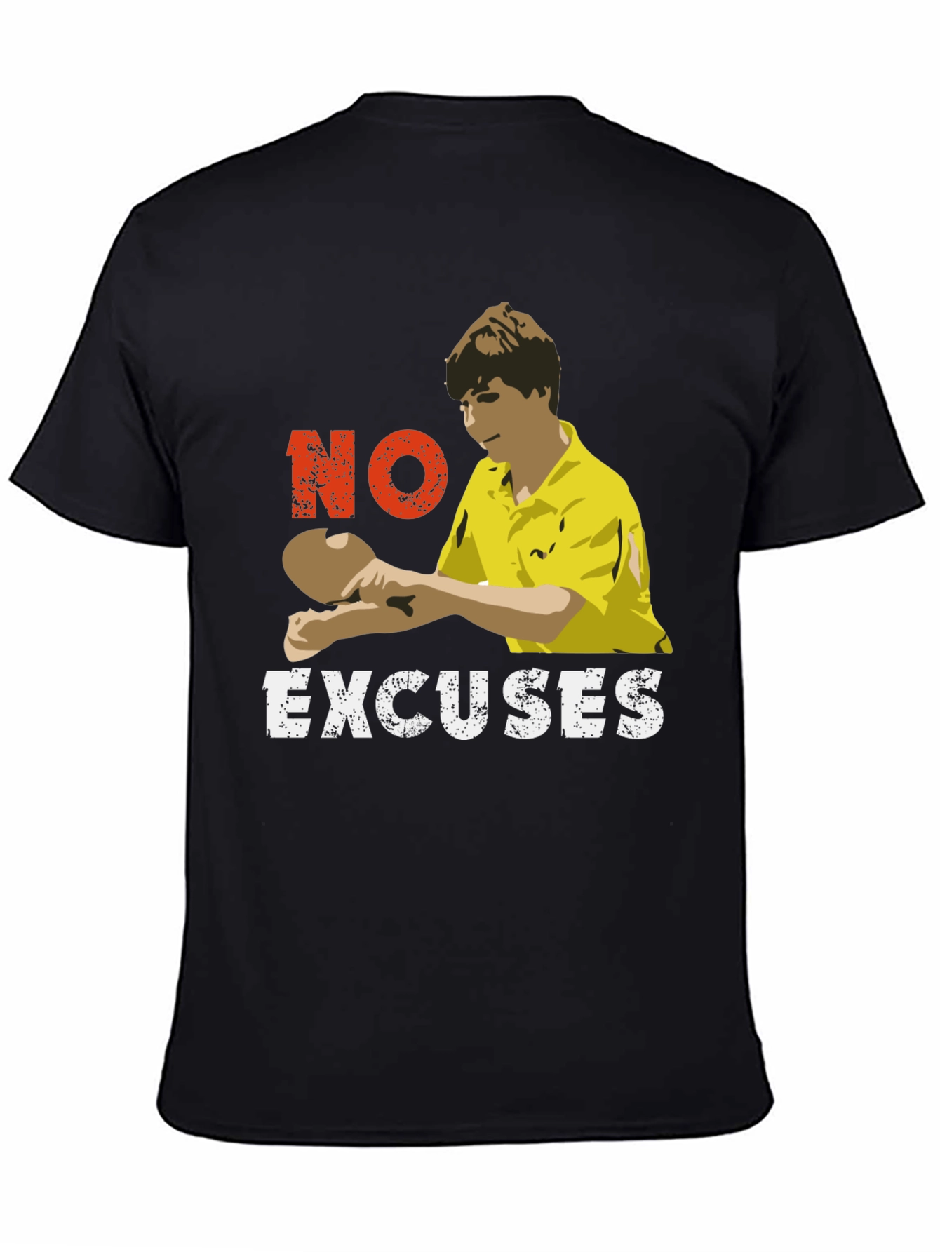 No Excuses Table Tennis Graphic Tee