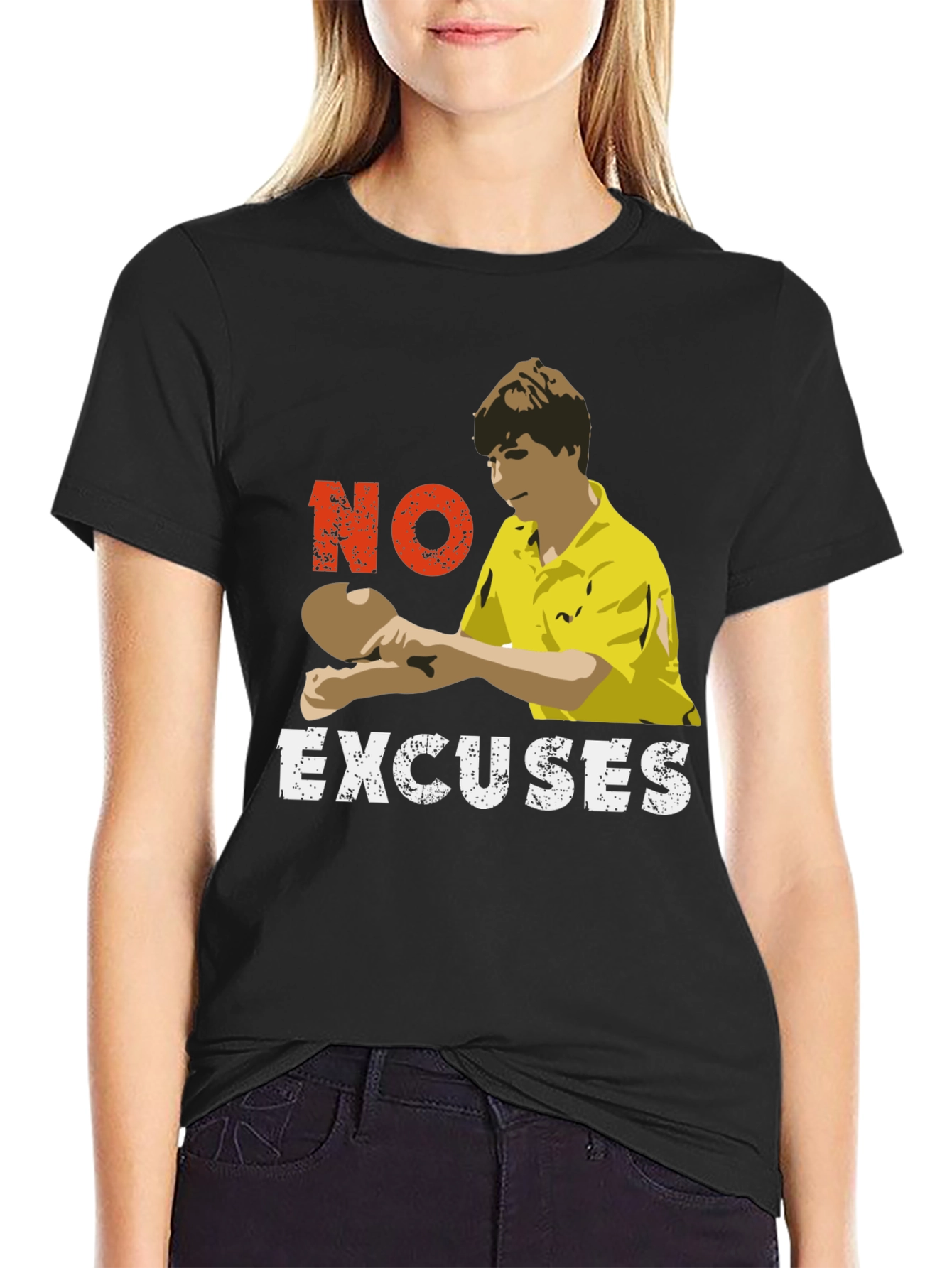 No Excuses Table Tennis Graphic Tee