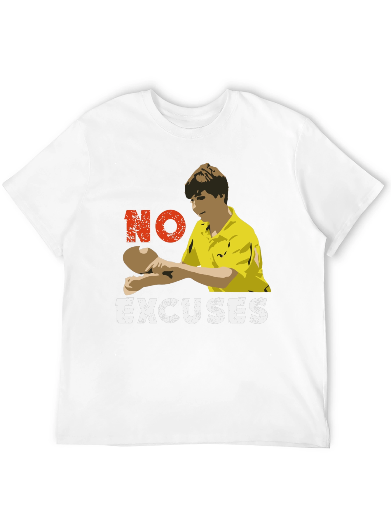 No Excuses Table Tennis Graphic Tee