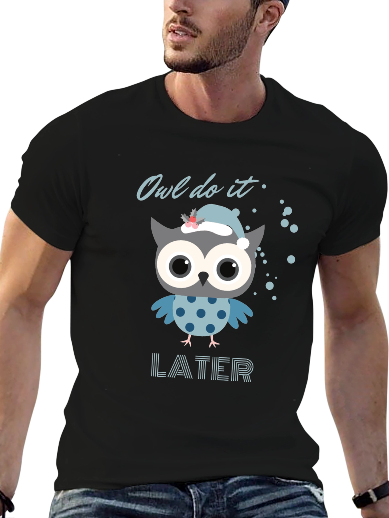 Owl Do It Later T-Shirt - Funny Graphic Tee
