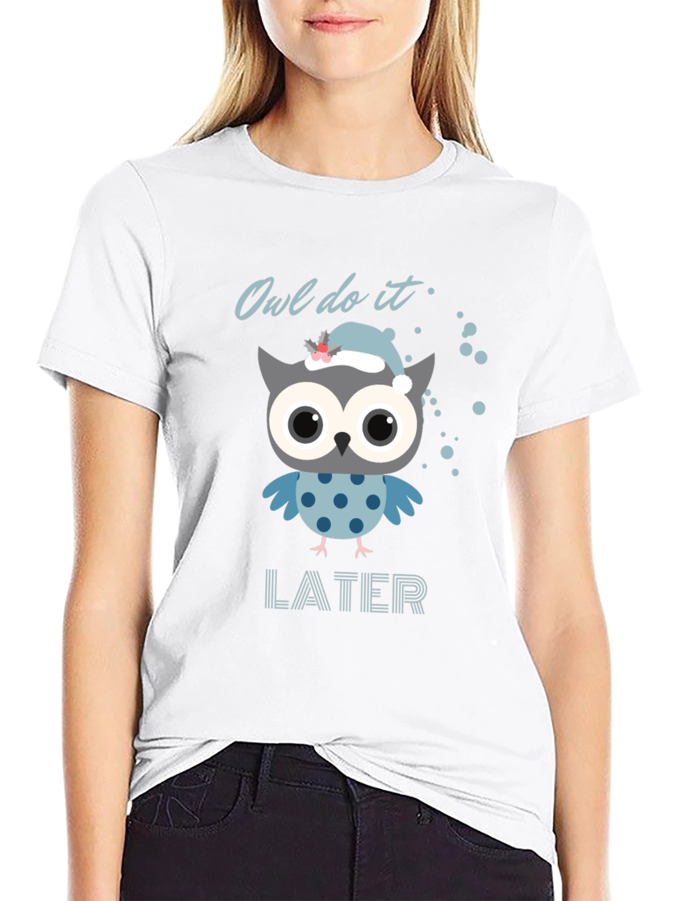 Owl Do It Later T-Shirt - Funny Graphic Tee