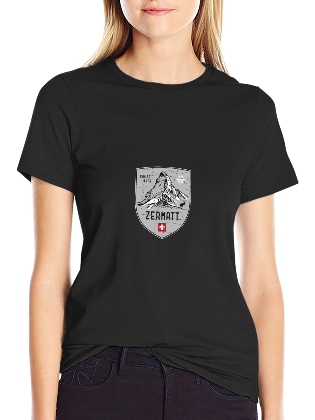 Zermatt Swiss Alps Graphic Tee