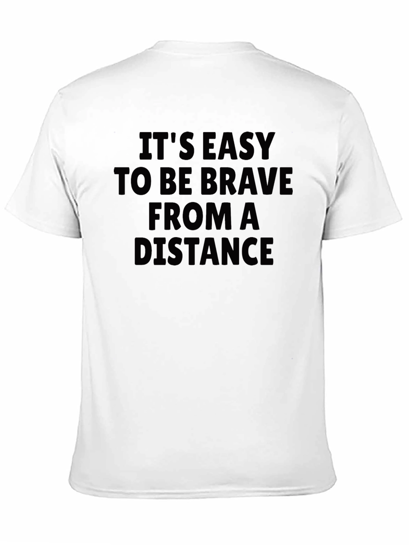 Brave From A Distance Black T-Shirt