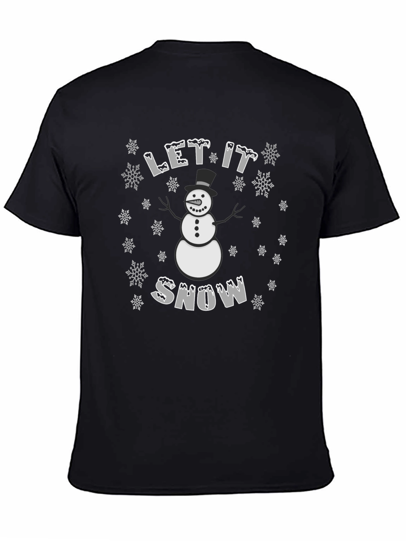 Let It Snow T-Shirt - Festive Winter Tee