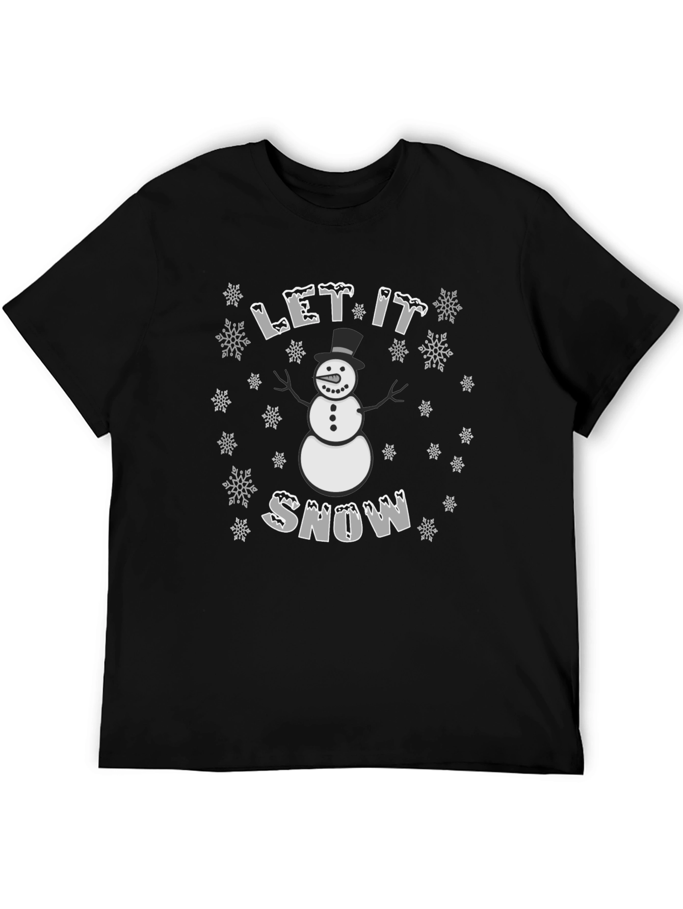 Let It Snow T-Shirt - Festive Winter Tee