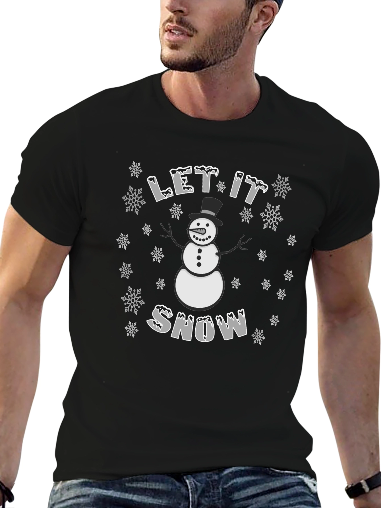 Let It Snow T-Shirt - Festive Winter Tee