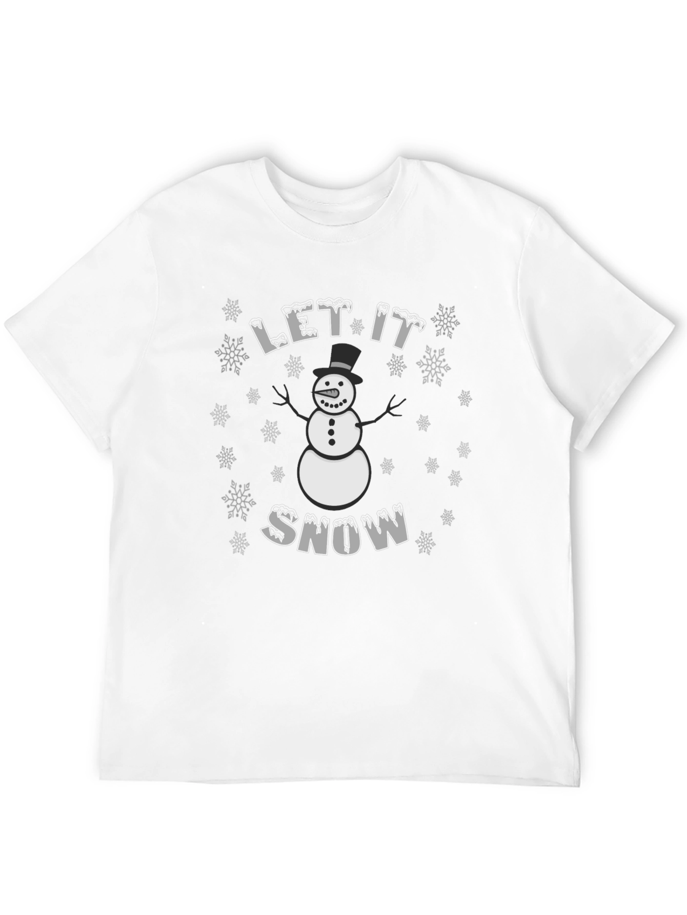 Let It Snow T-Shirt - Festive Winter Tee