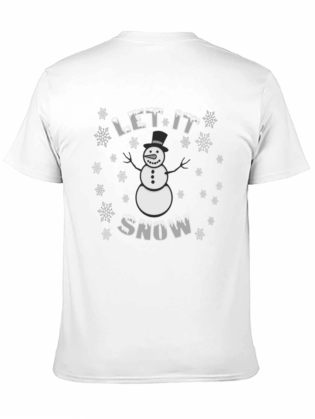 Let It Snow T-Shirt - Festive Winter Tee