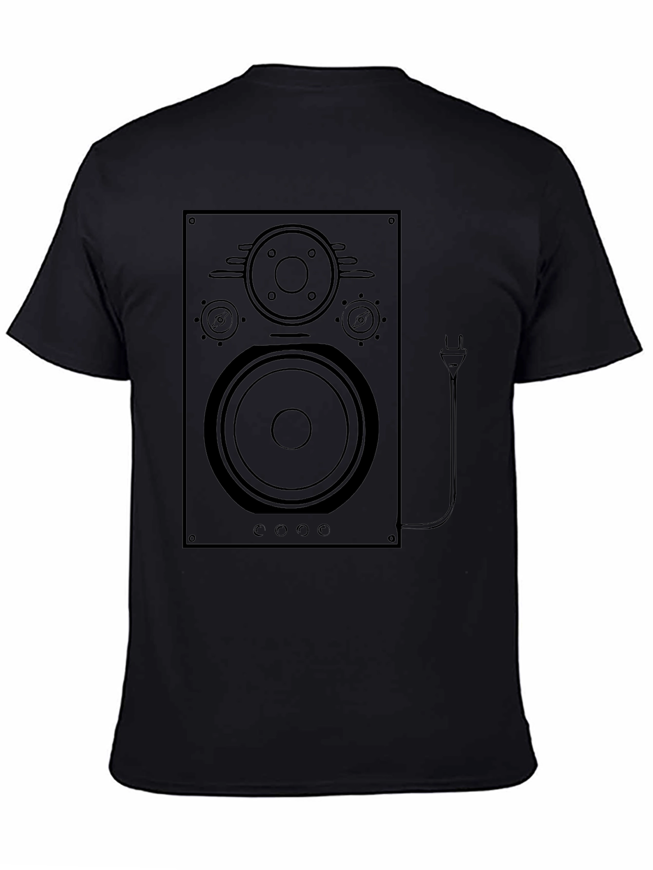 Speaker Graphic Tee - Classic Audio Vibe