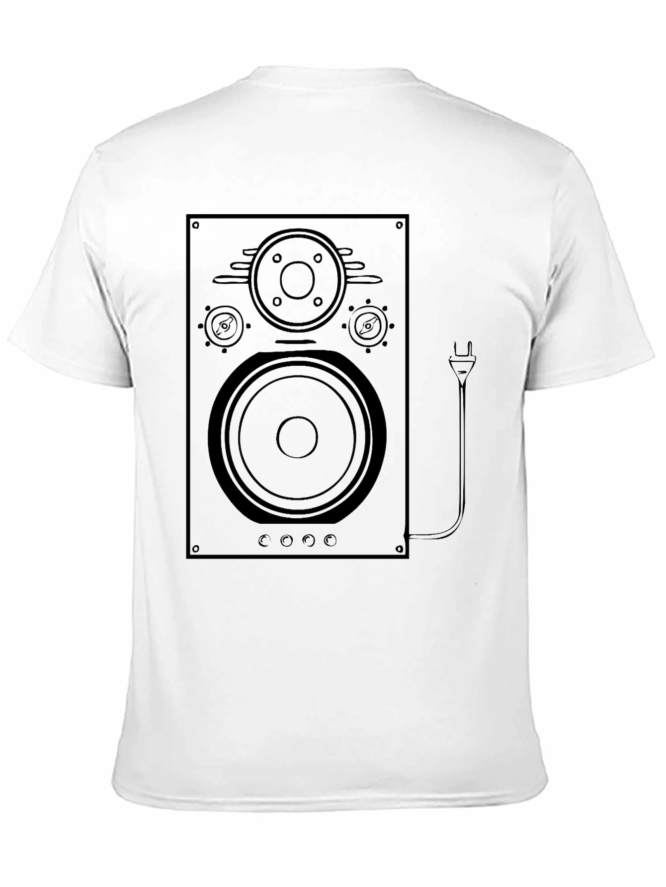 Speaker Graphic Tee - Classic Audio Vibe