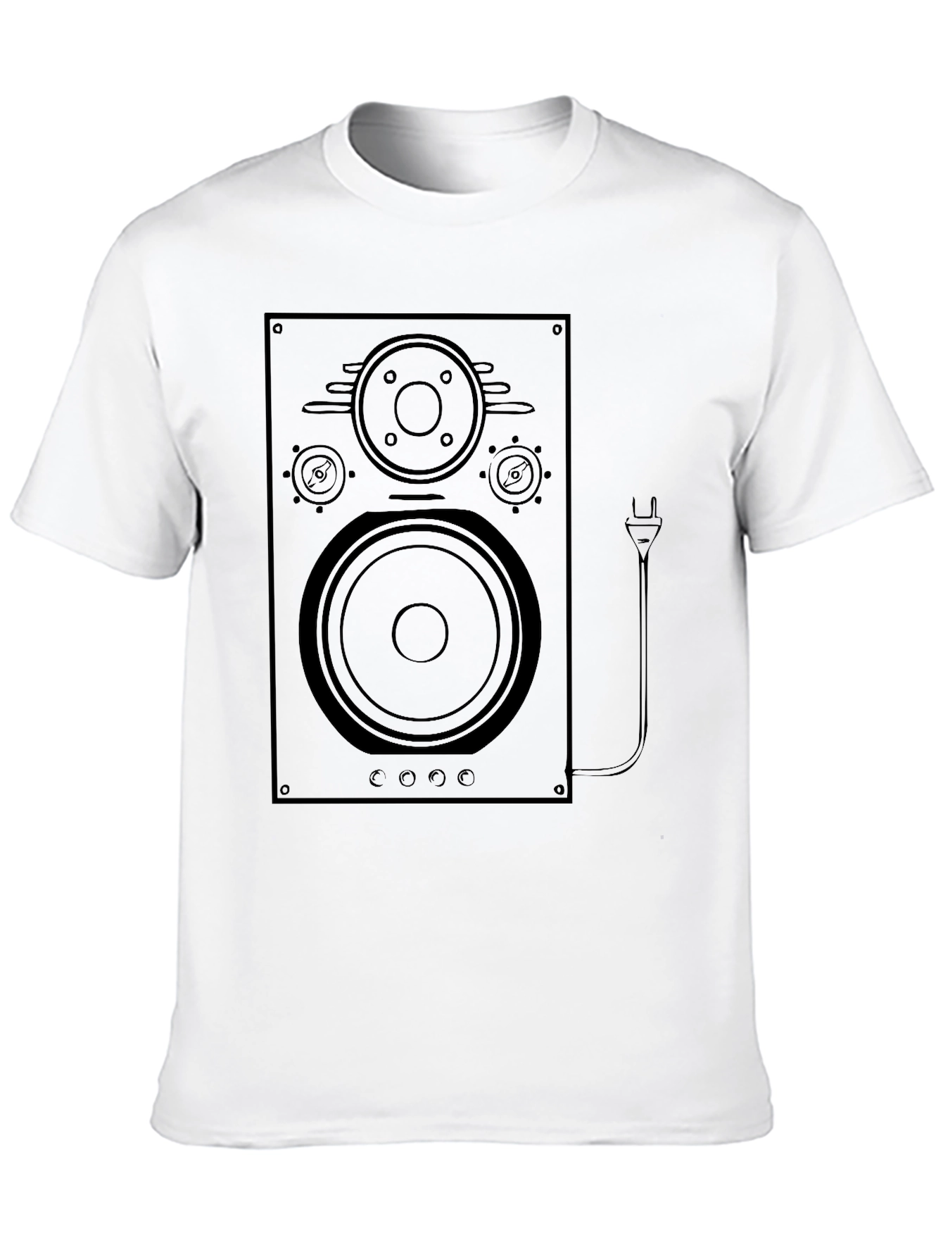 Speaker Graphic Tee - Classic Audio Vibe