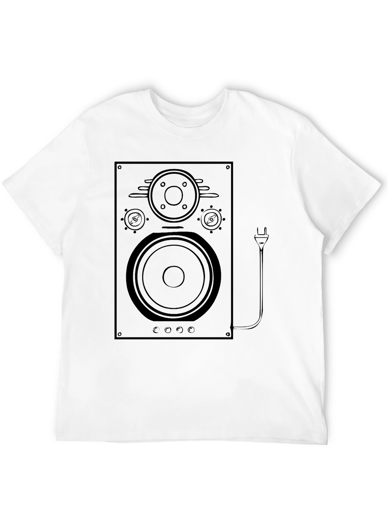 Speaker Graphic Tee - Classic Audio Vibe