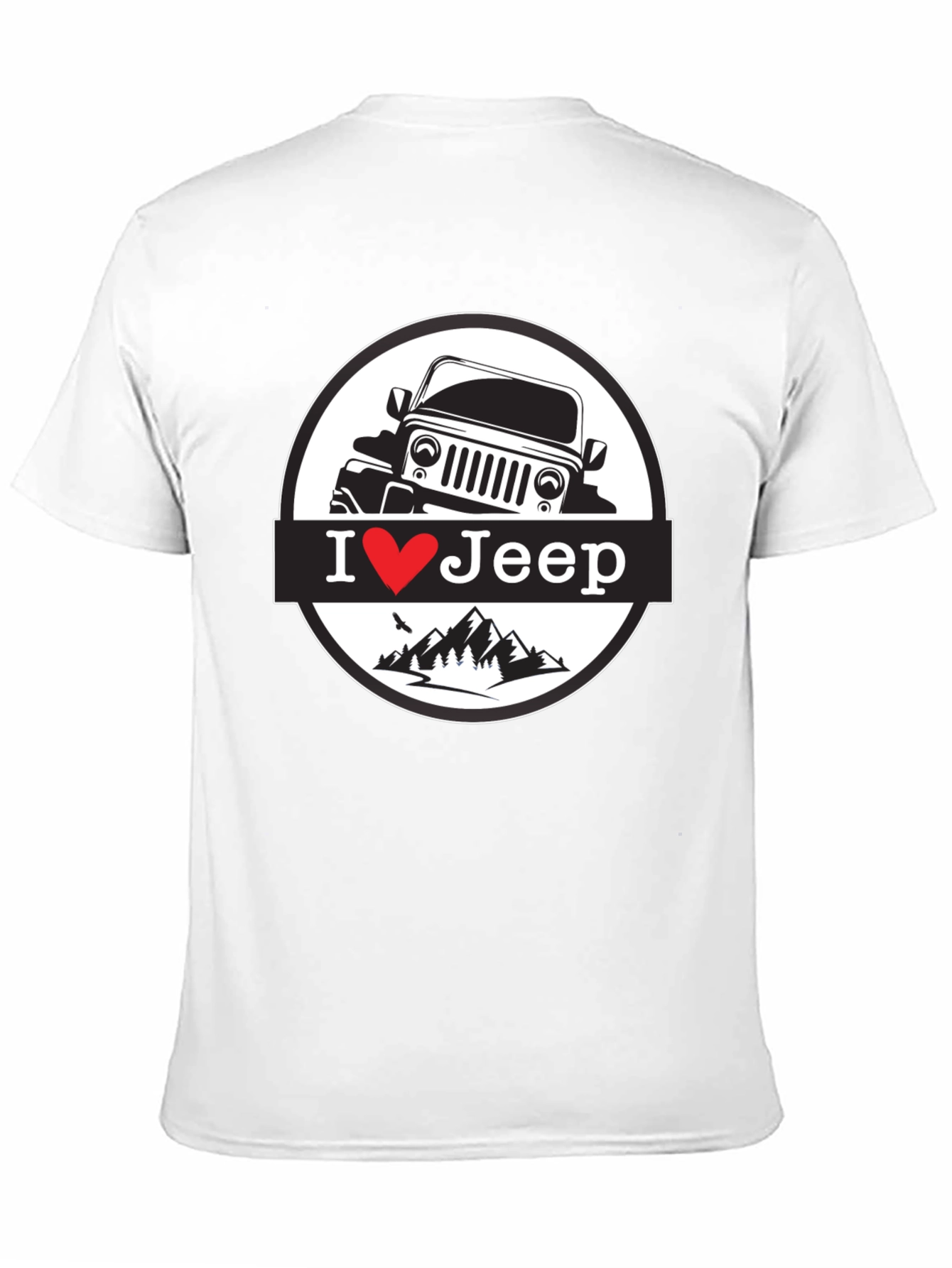I Heart Jeep T-Shirt - Black Mountain Design