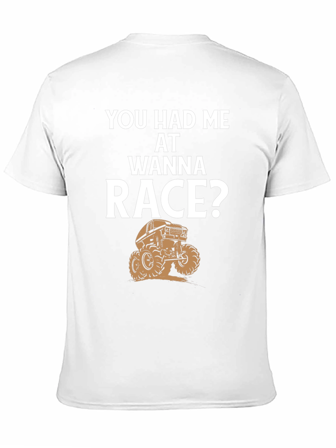 You Had Me At Wanna Race? Black Graphic Tee
