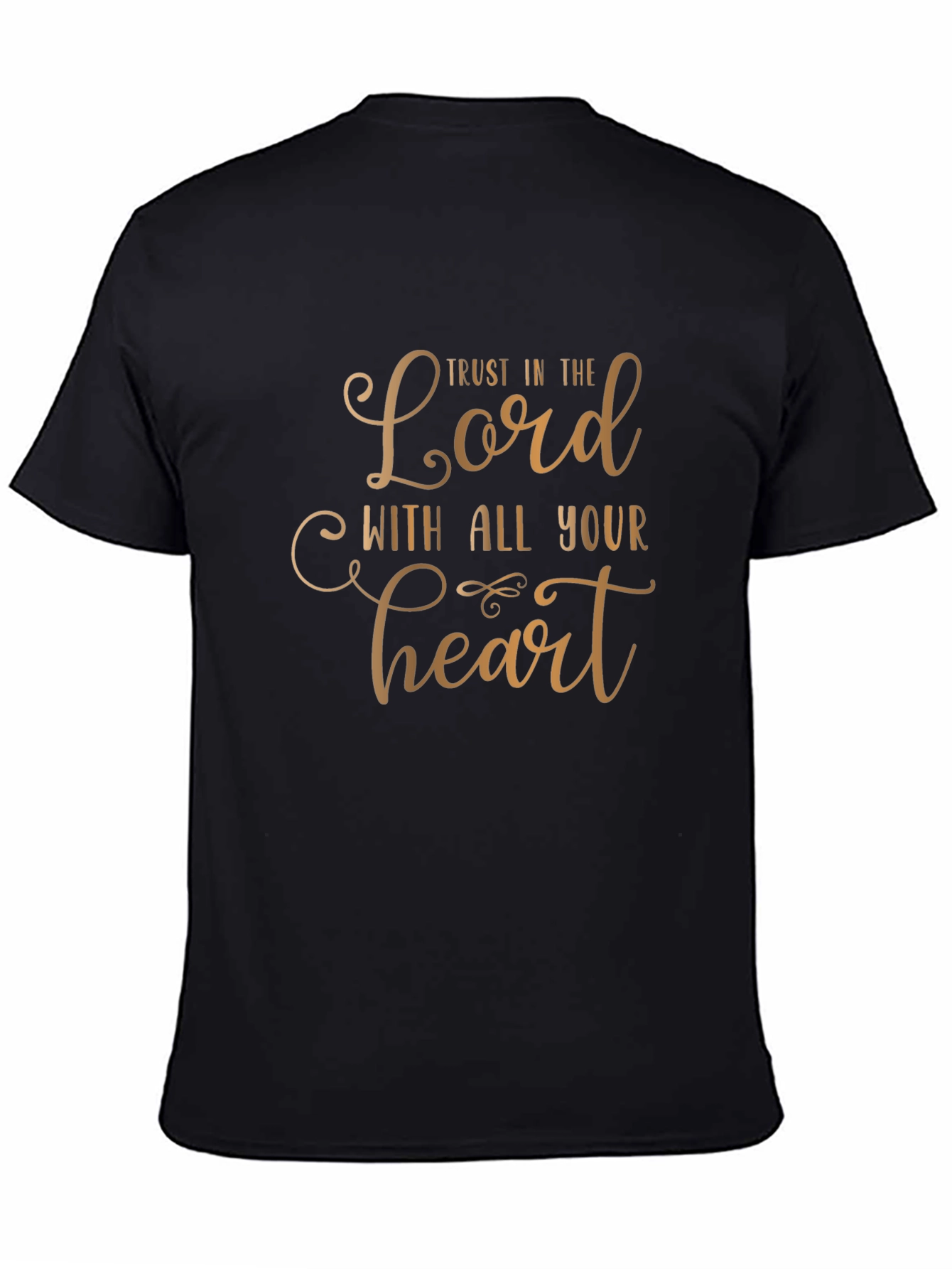 Trust in the Lord Graphic Tee - Black