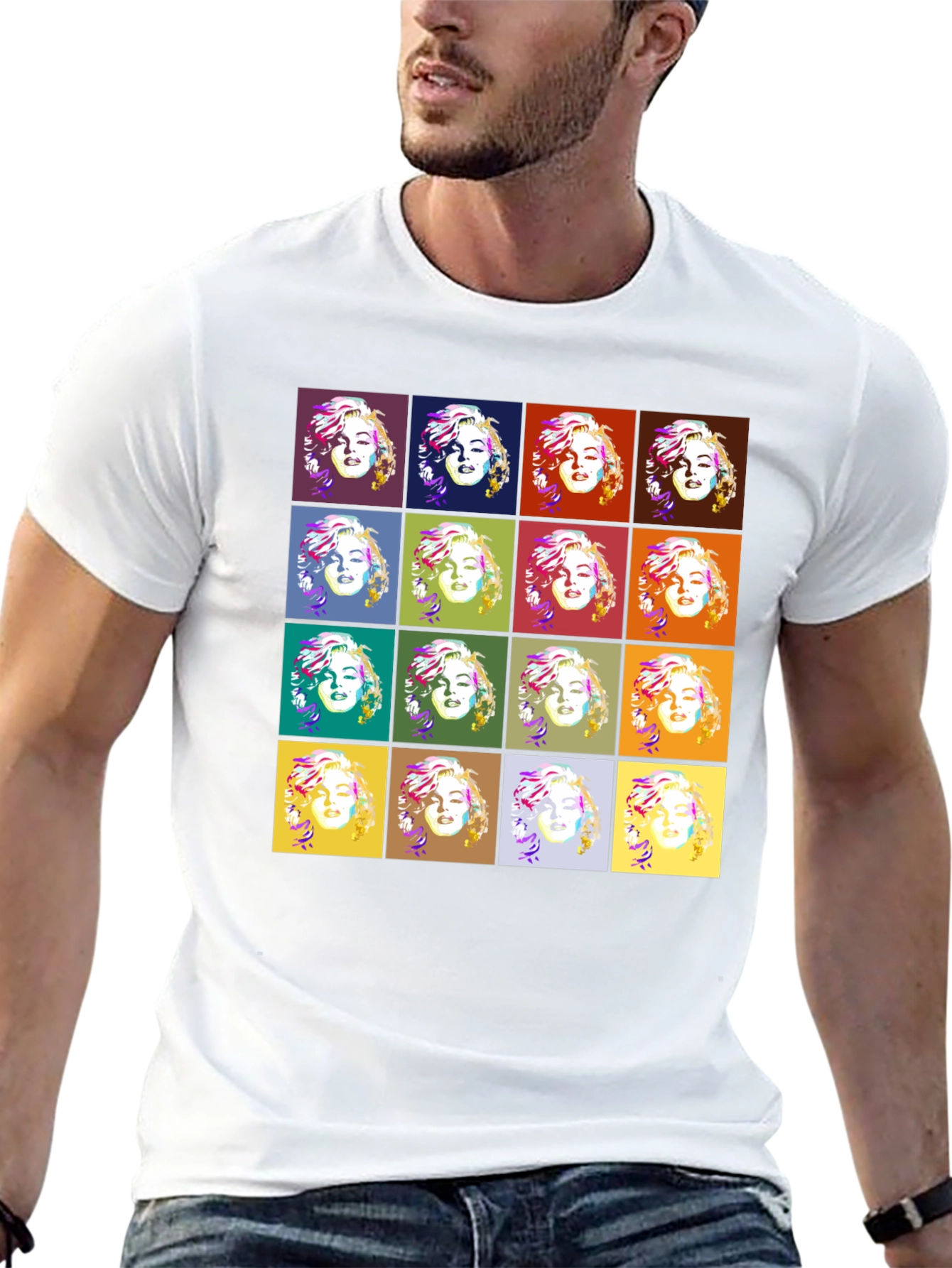 Pop Art Marilyn Monroe T-Shirt - Classic Style