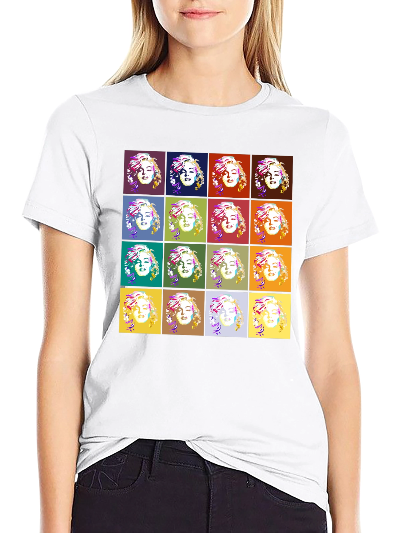 Pop Art Marilyn Monroe T-Shirt - Classic Style