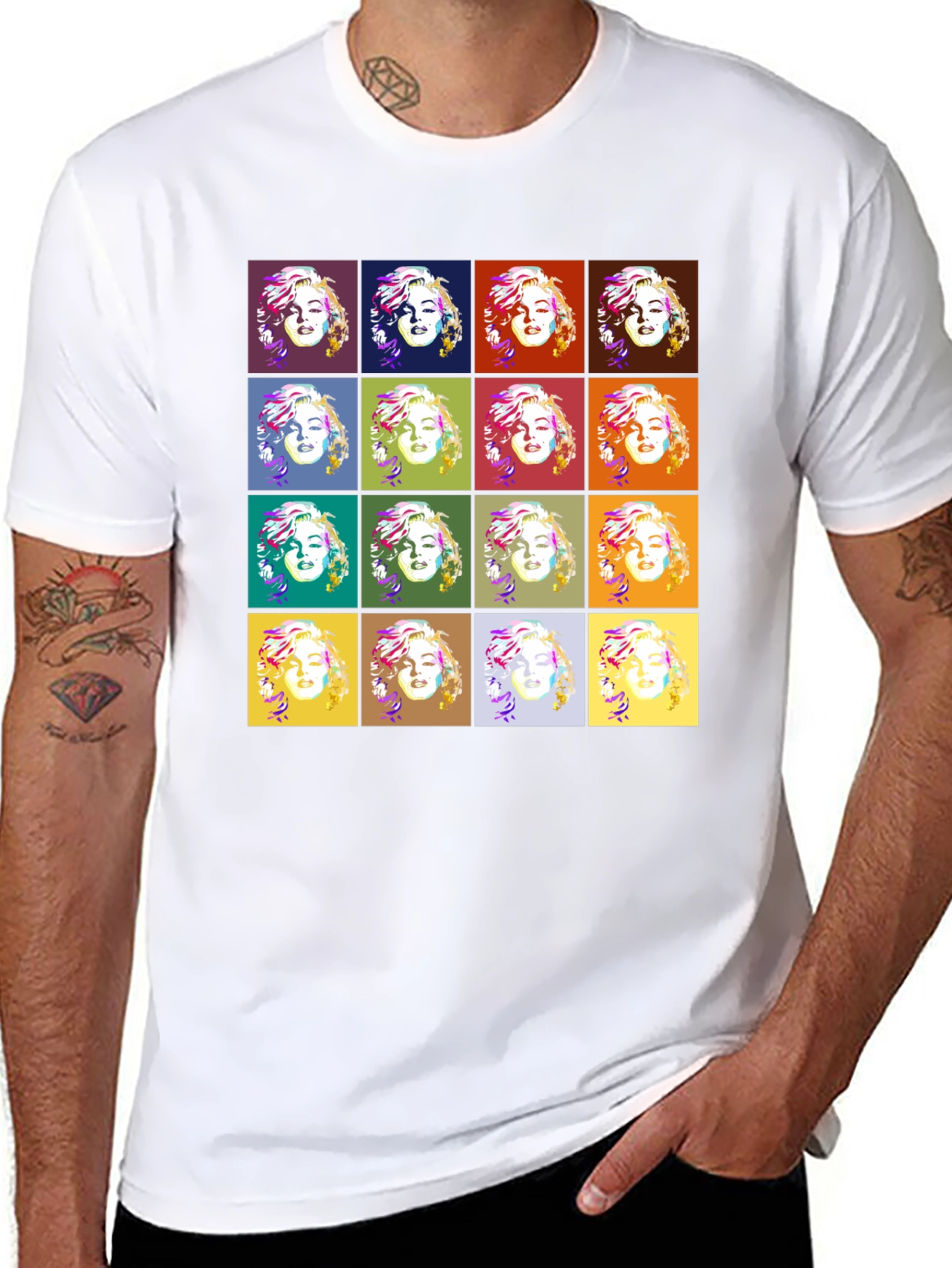 Pop Art Marilyn Monroe T-Shirt - Classic Style