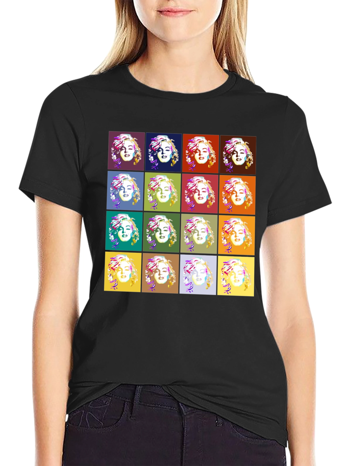 Pop Art Marilyn Monroe T-Shirt - Classic Style