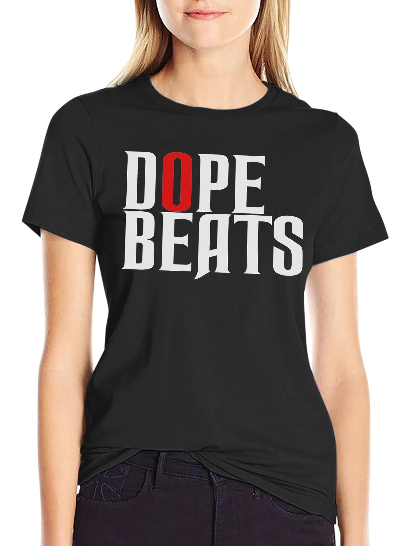 Dope Beats Graphic Tee - Stylish Black T-Shirt