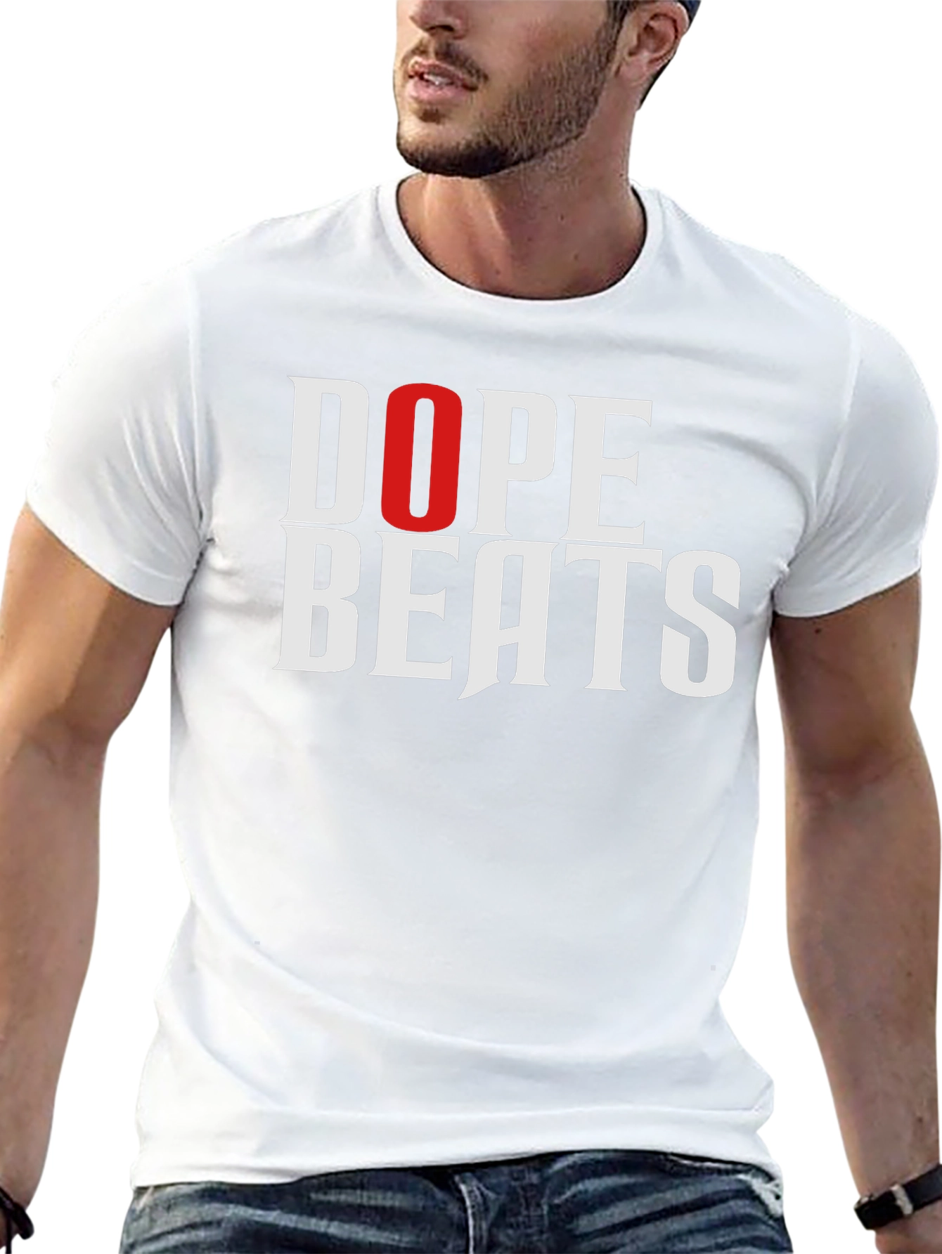 Dope Beats Graphic Tee - Stylish Black T-Shirt