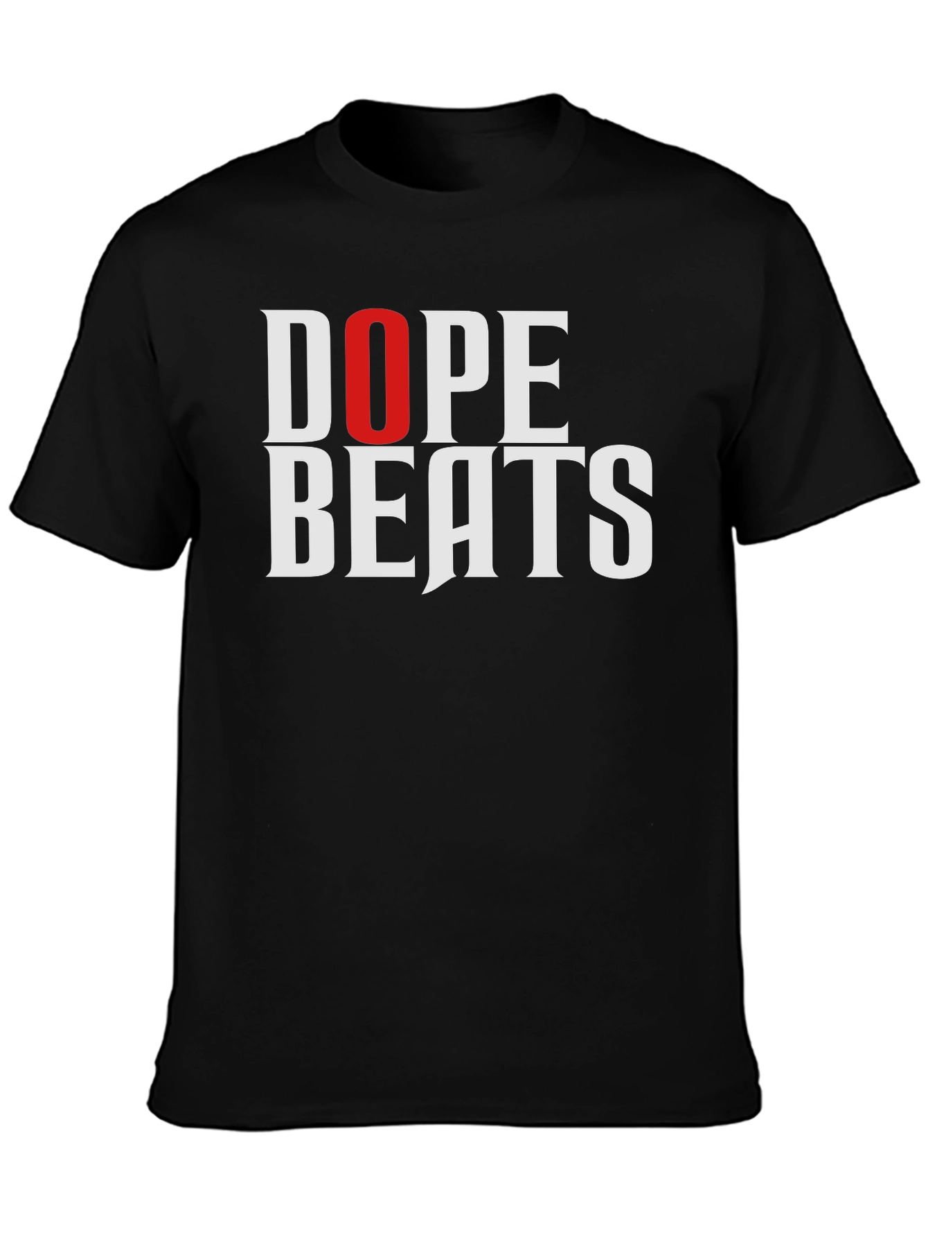 Dope Beats Graphic Tee - Stylish Black T-Shirt