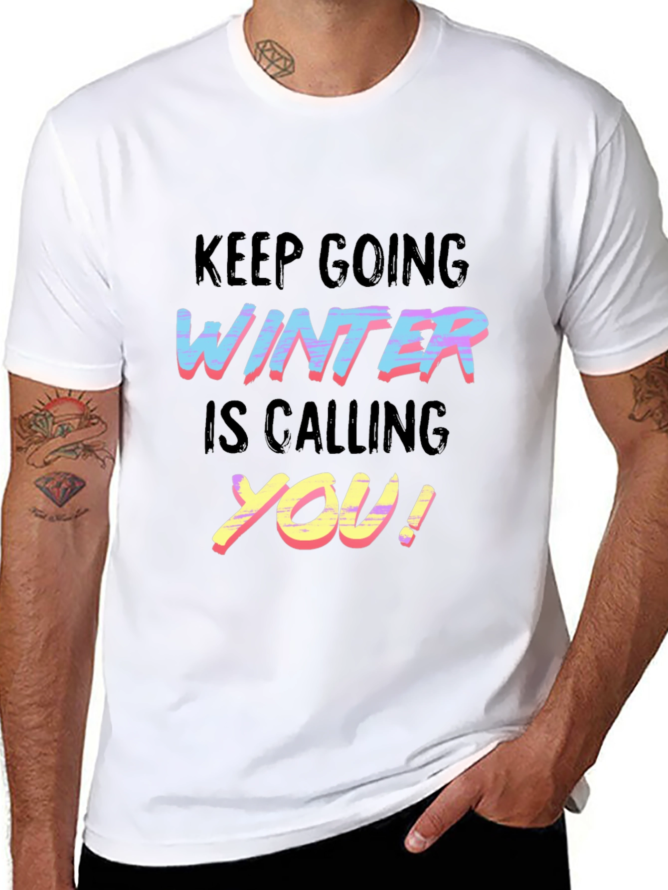 Keep Going Winter is Calling You T-Shirt