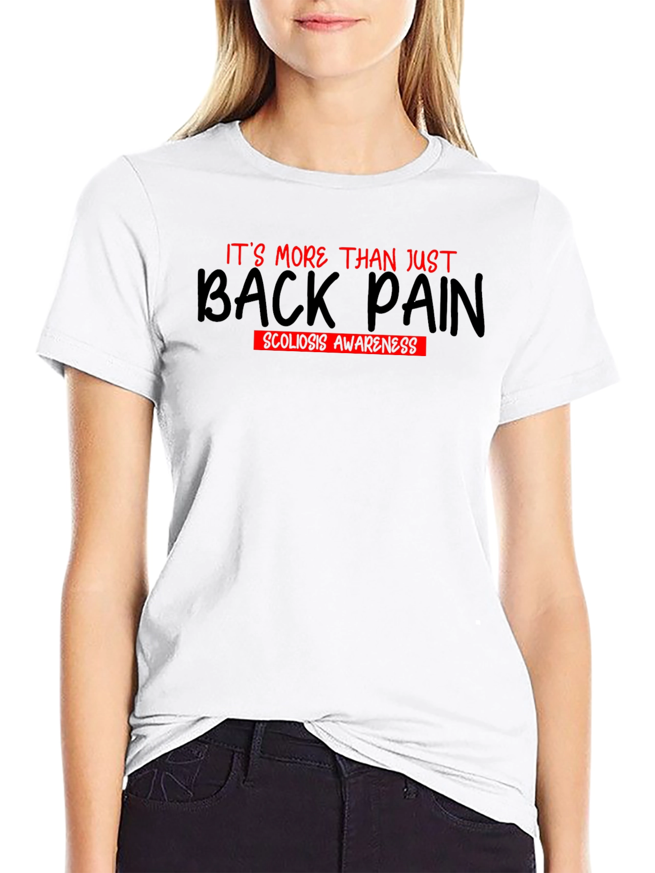 Scoliosis Awareness T-Shirt: More Than Back Pain