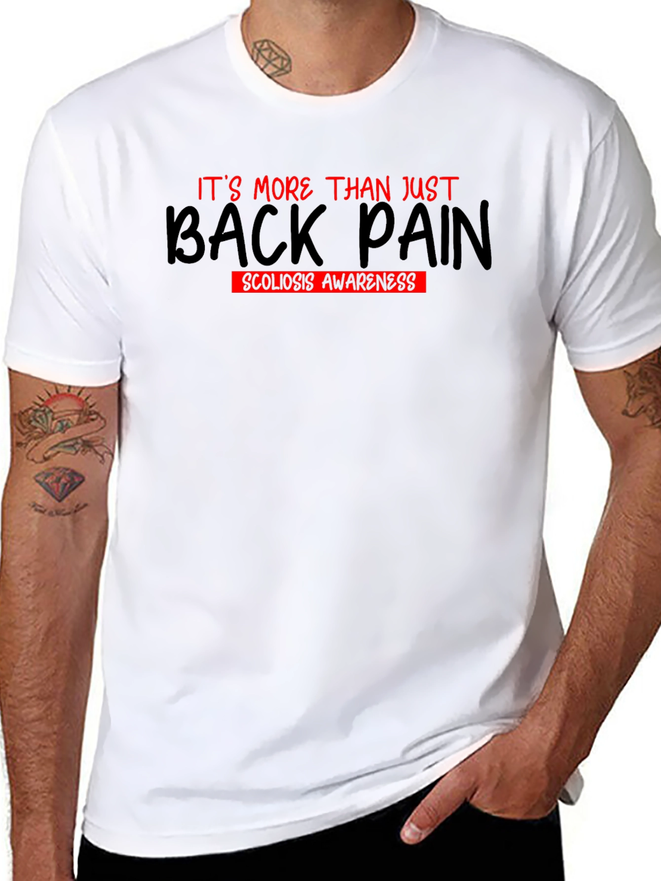 Scoliosis Awareness T-Shirt: More Than Back Pain