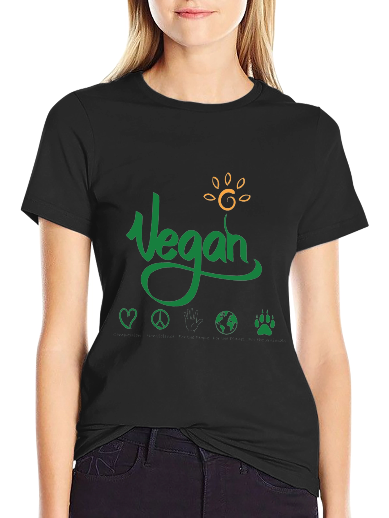Vegan T-Shirt Animal Rights Eco-Friendly