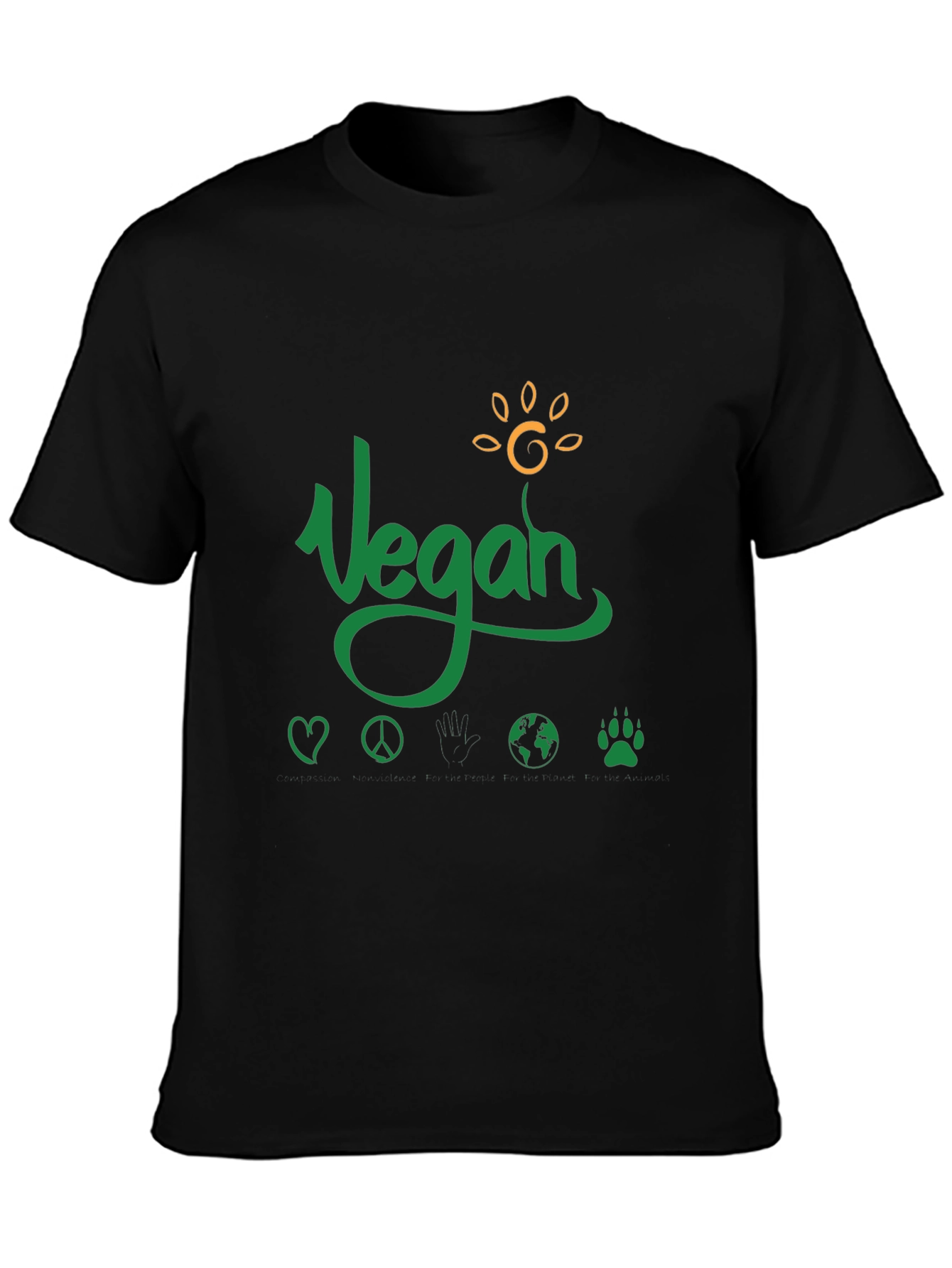 Vegan T-Shirt Animal Rights Eco-Friendly