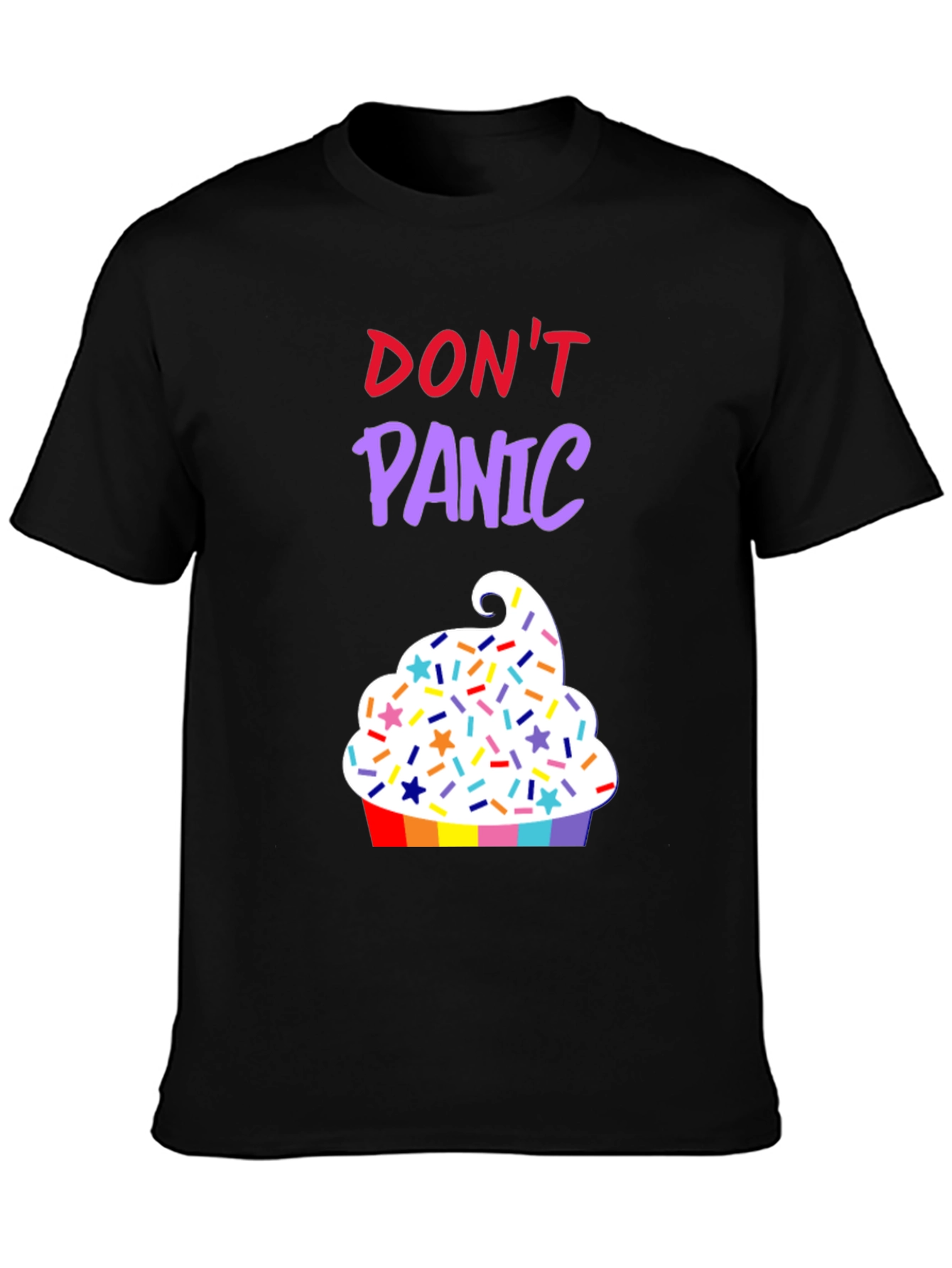 Dont Panic Cupcake T-Shirt