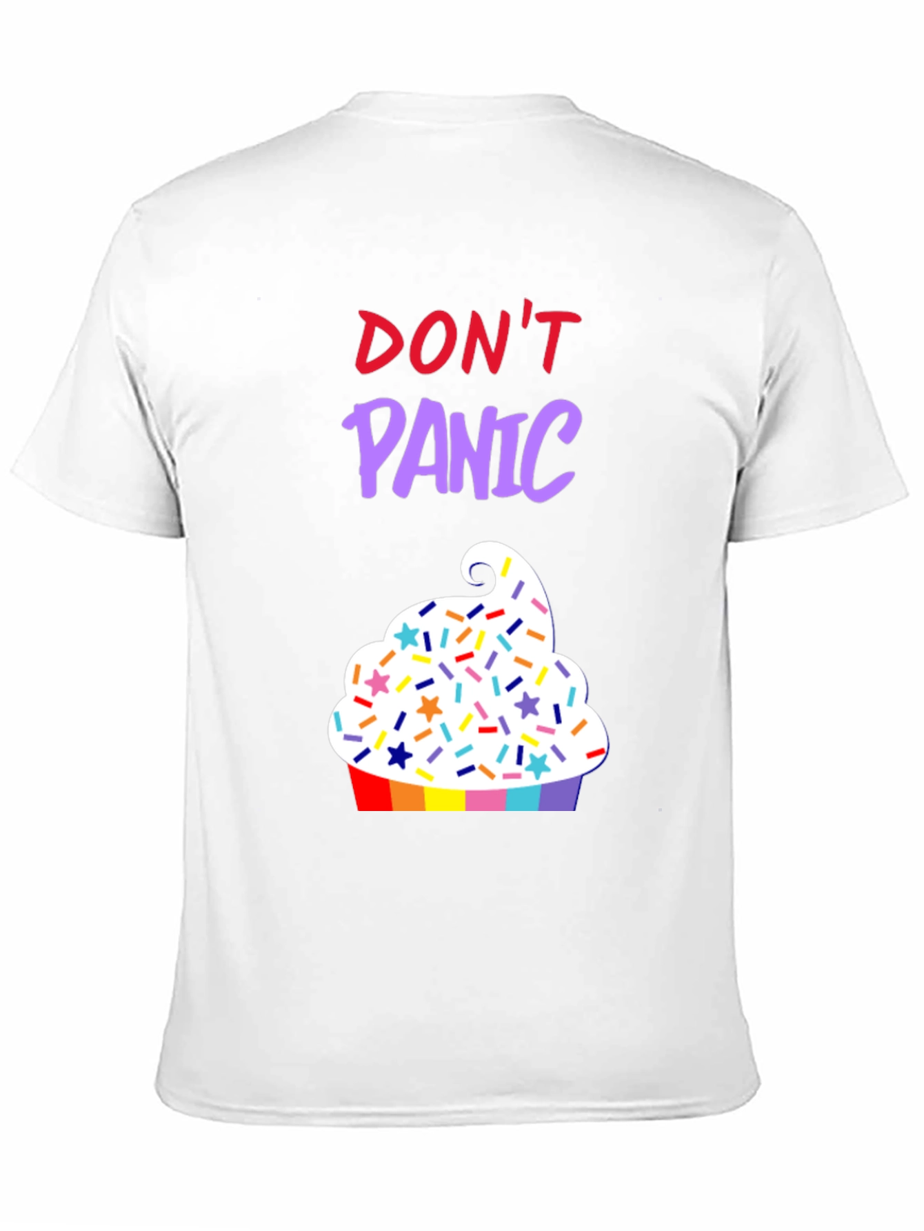 Dont Panic Cupcake T-Shirt