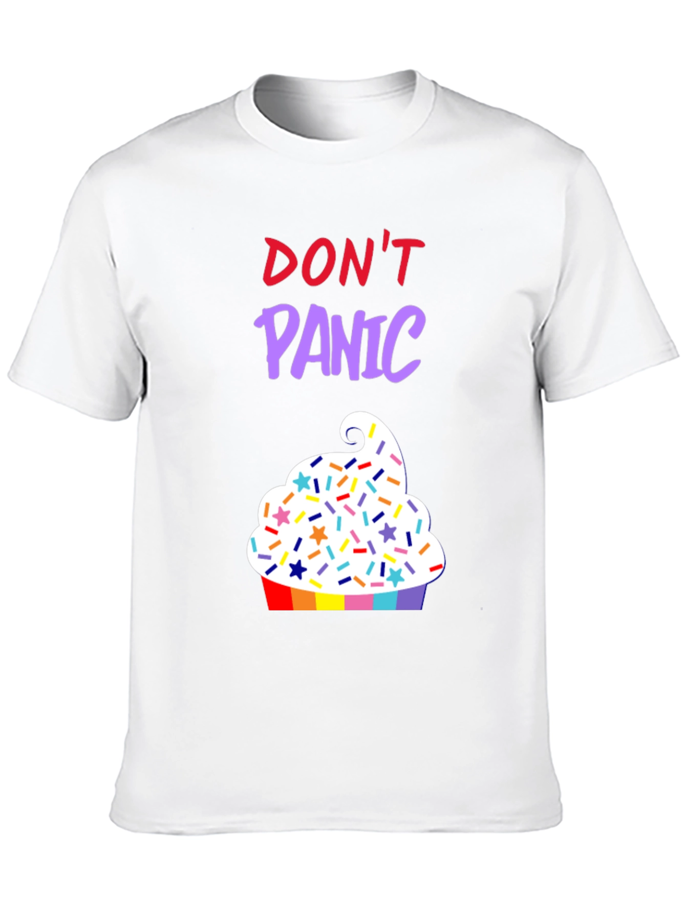 Dont Panic Cupcake T-Shirt