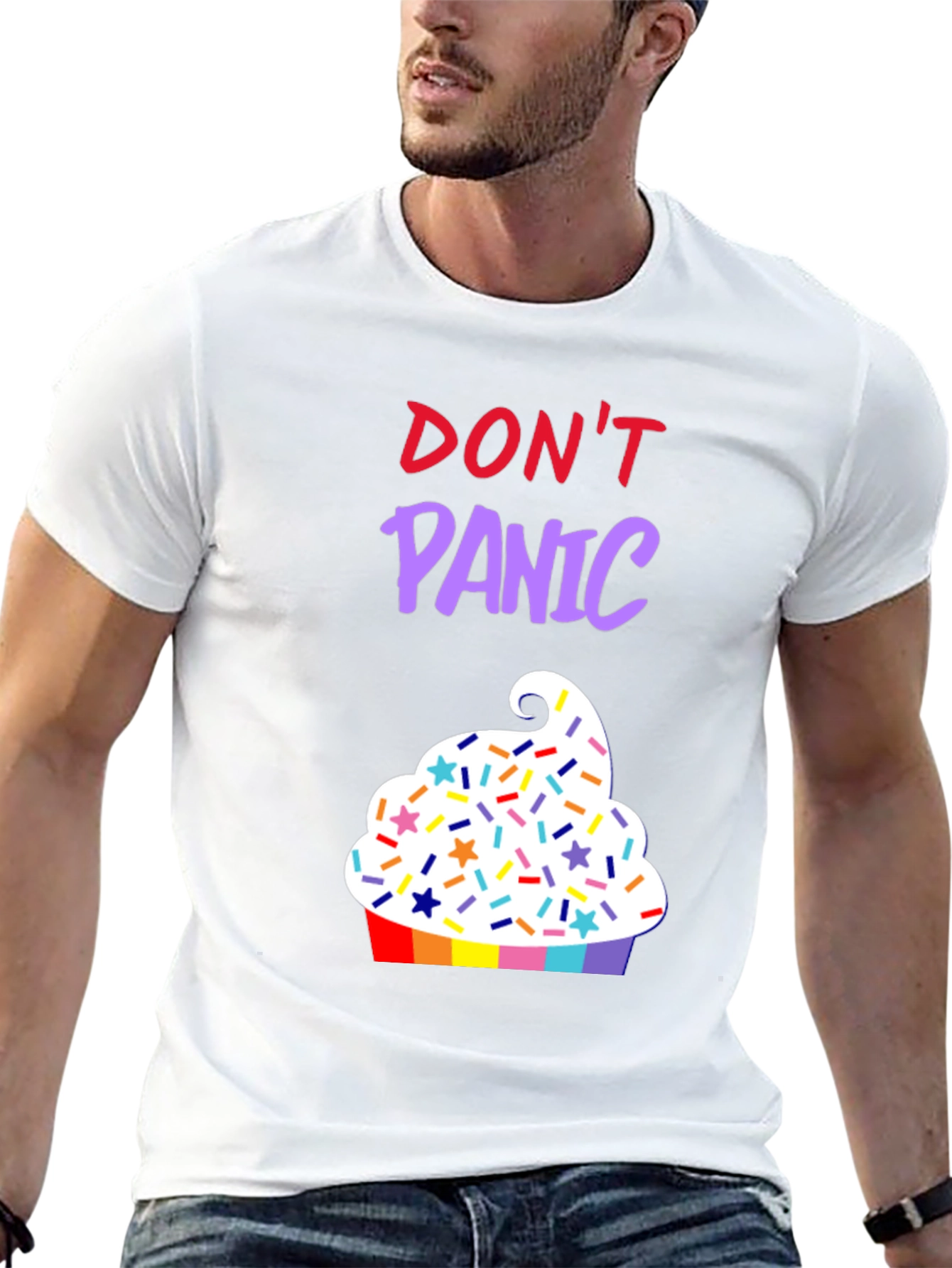 Dont Panic Cupcake T-Shirt
