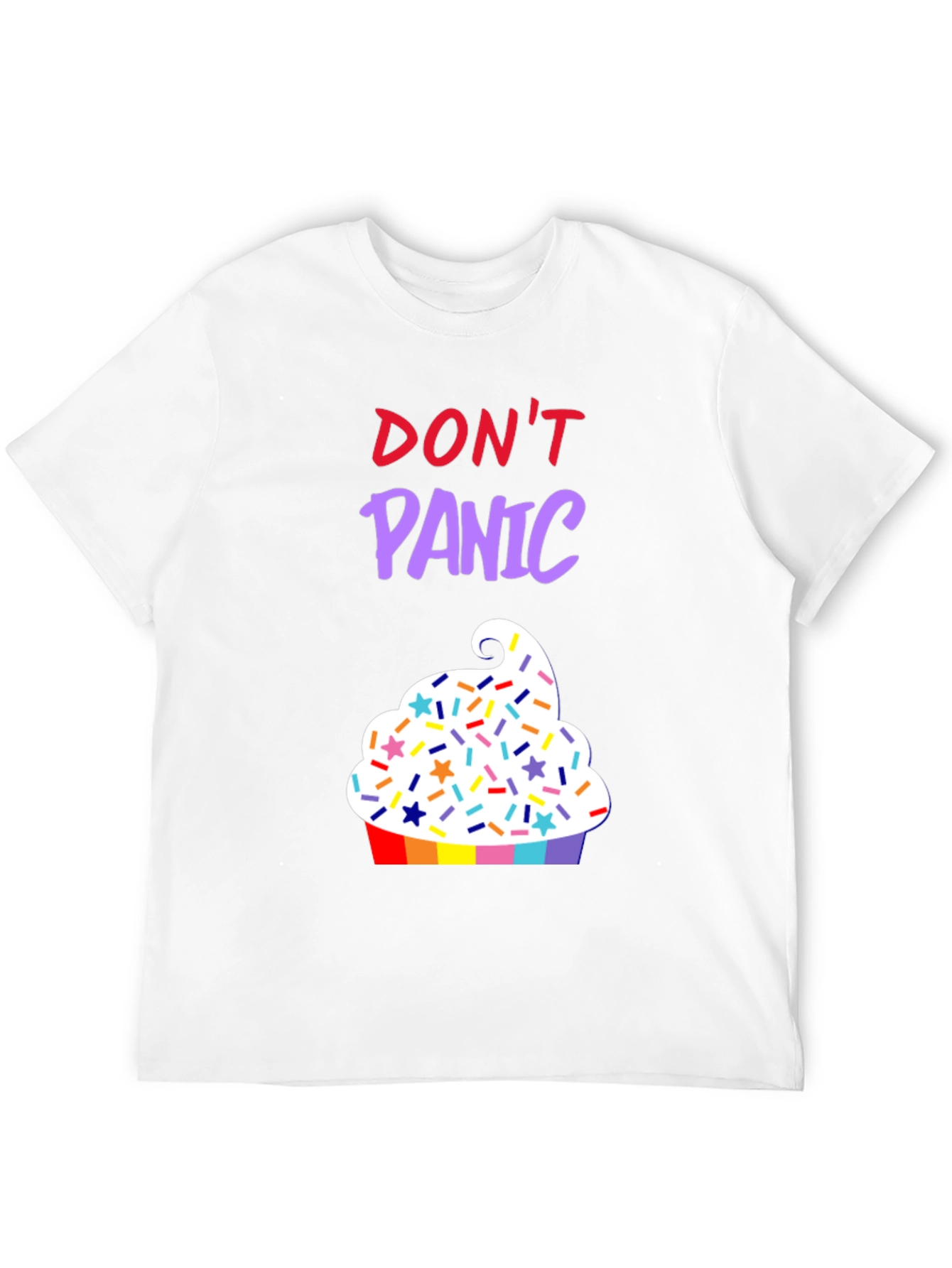 Dont Panic Cupcake T-Shirt
