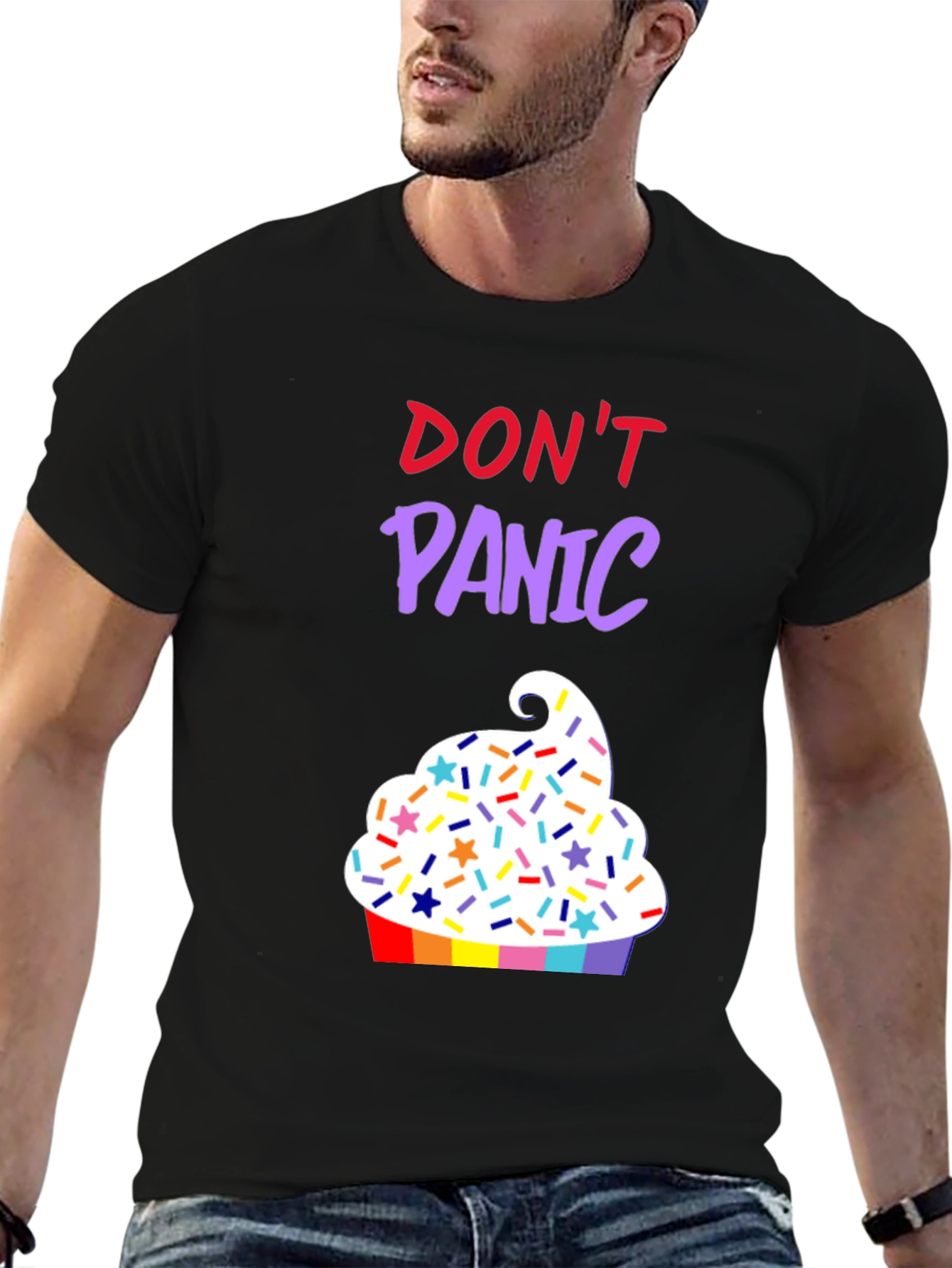 Dont Panic Cupcake T-Shirt