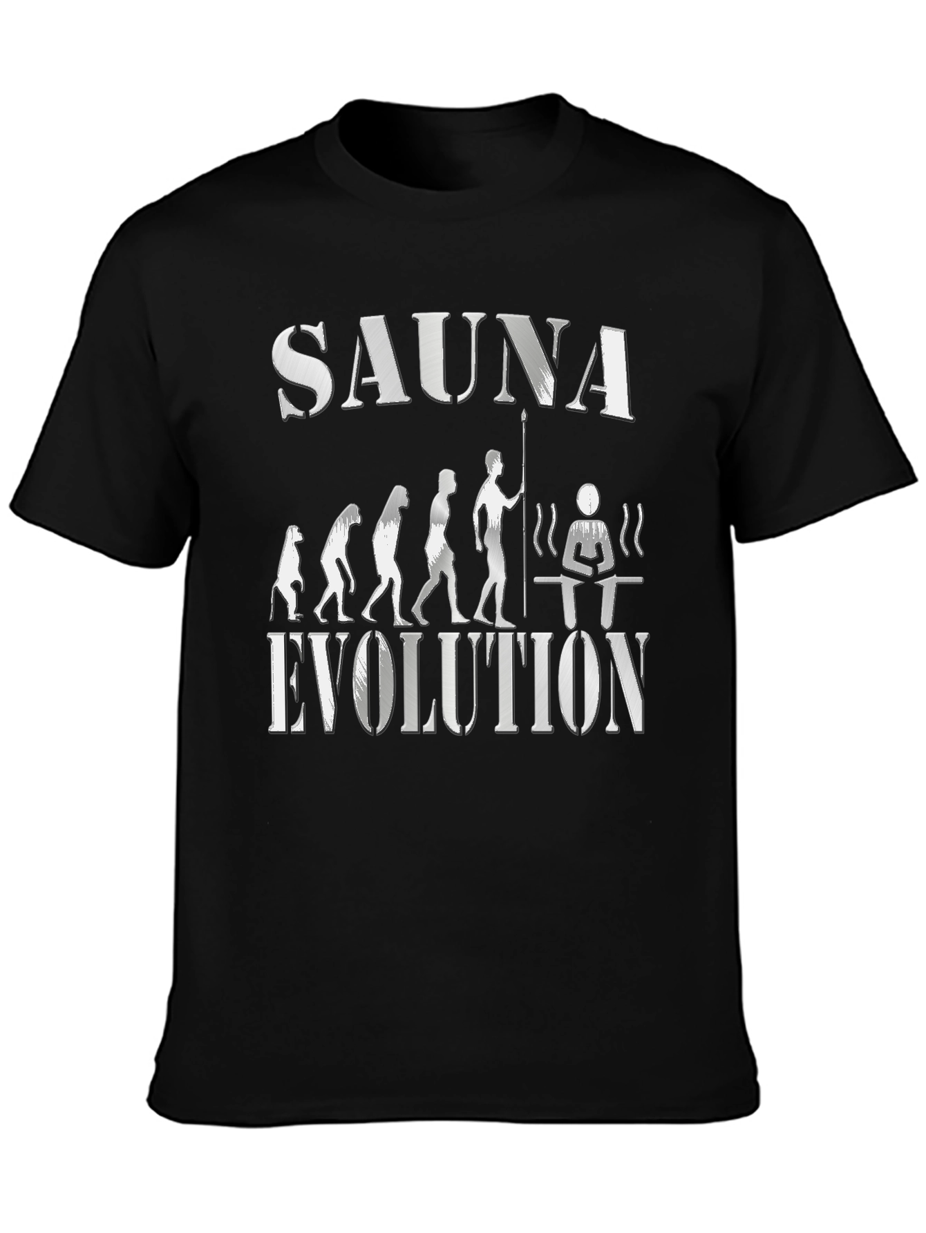 Sauna Evolution T-Shirt - Black