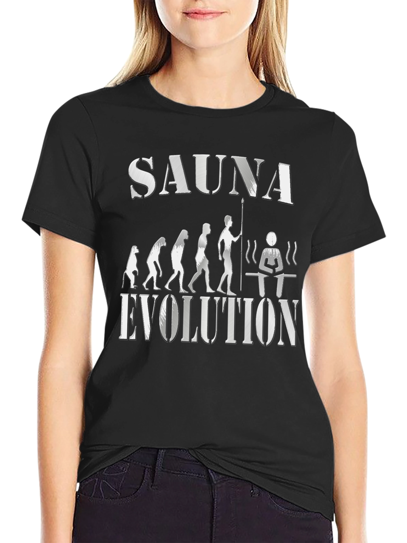 Sauna Evolution T-Shirt - Black