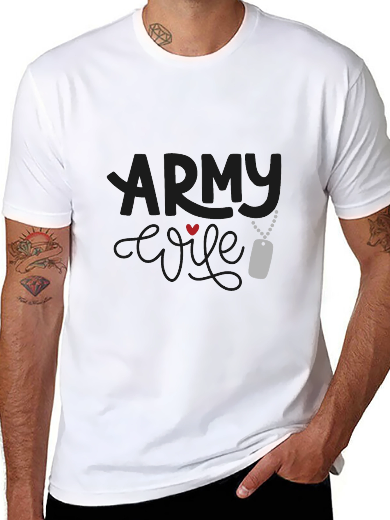 Army Wife Graphic T-Shirt - Military Spouse Apparel