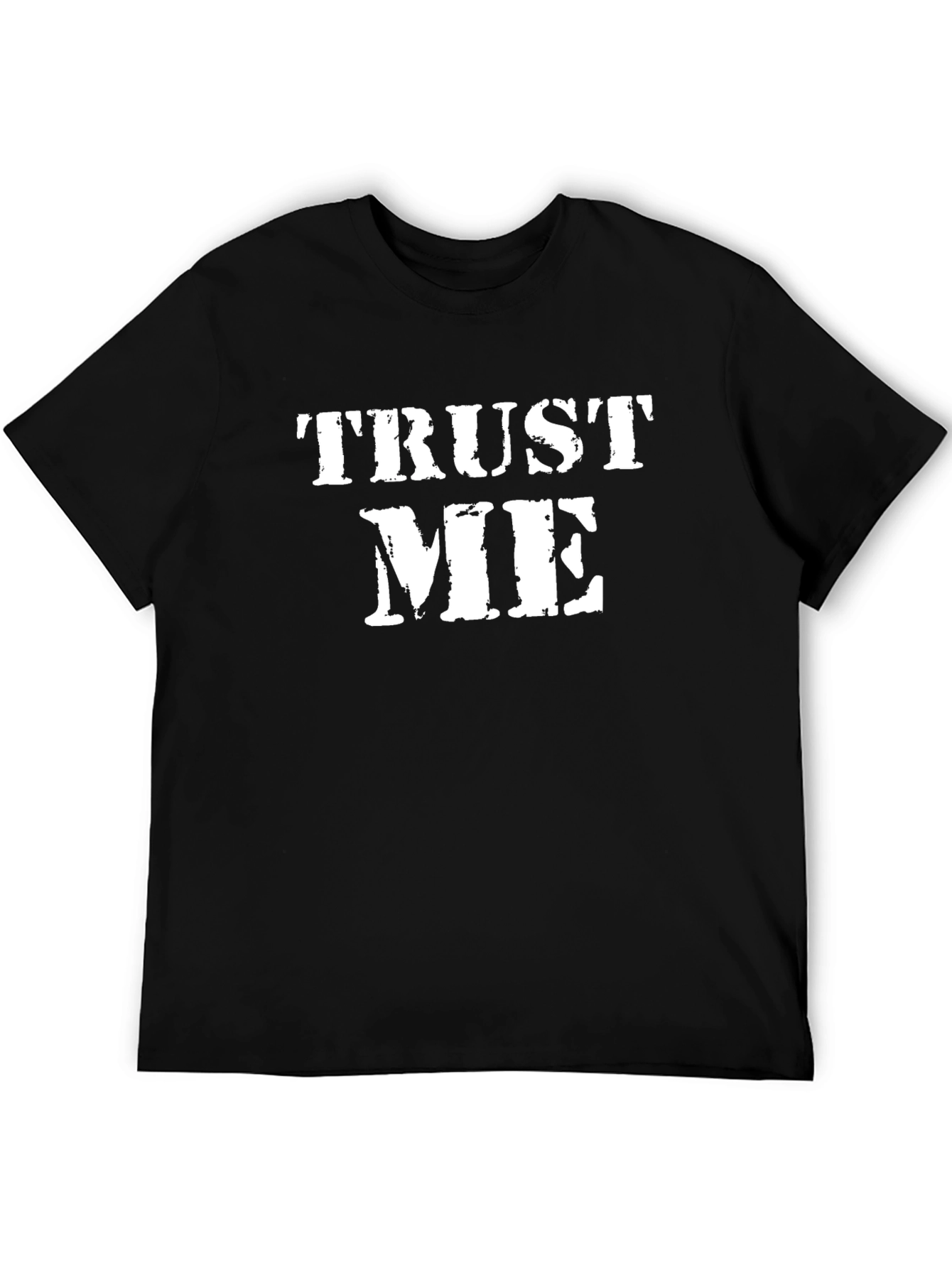 Trust Me Graphic Tee - Mens Black T-Shirt