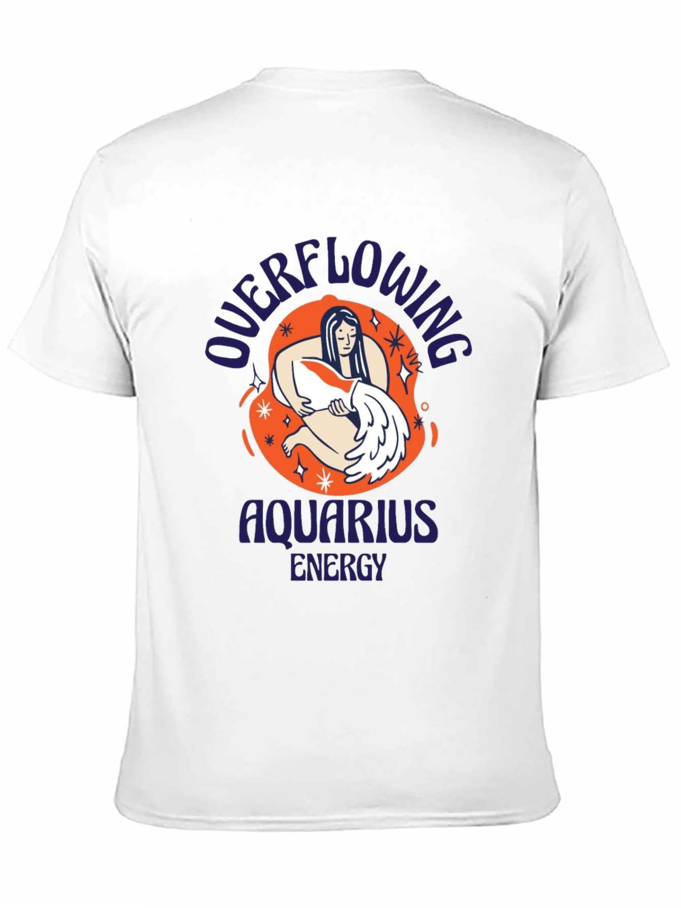 Aquarius Energy Graphic Tee - Zodiac T-Shirt